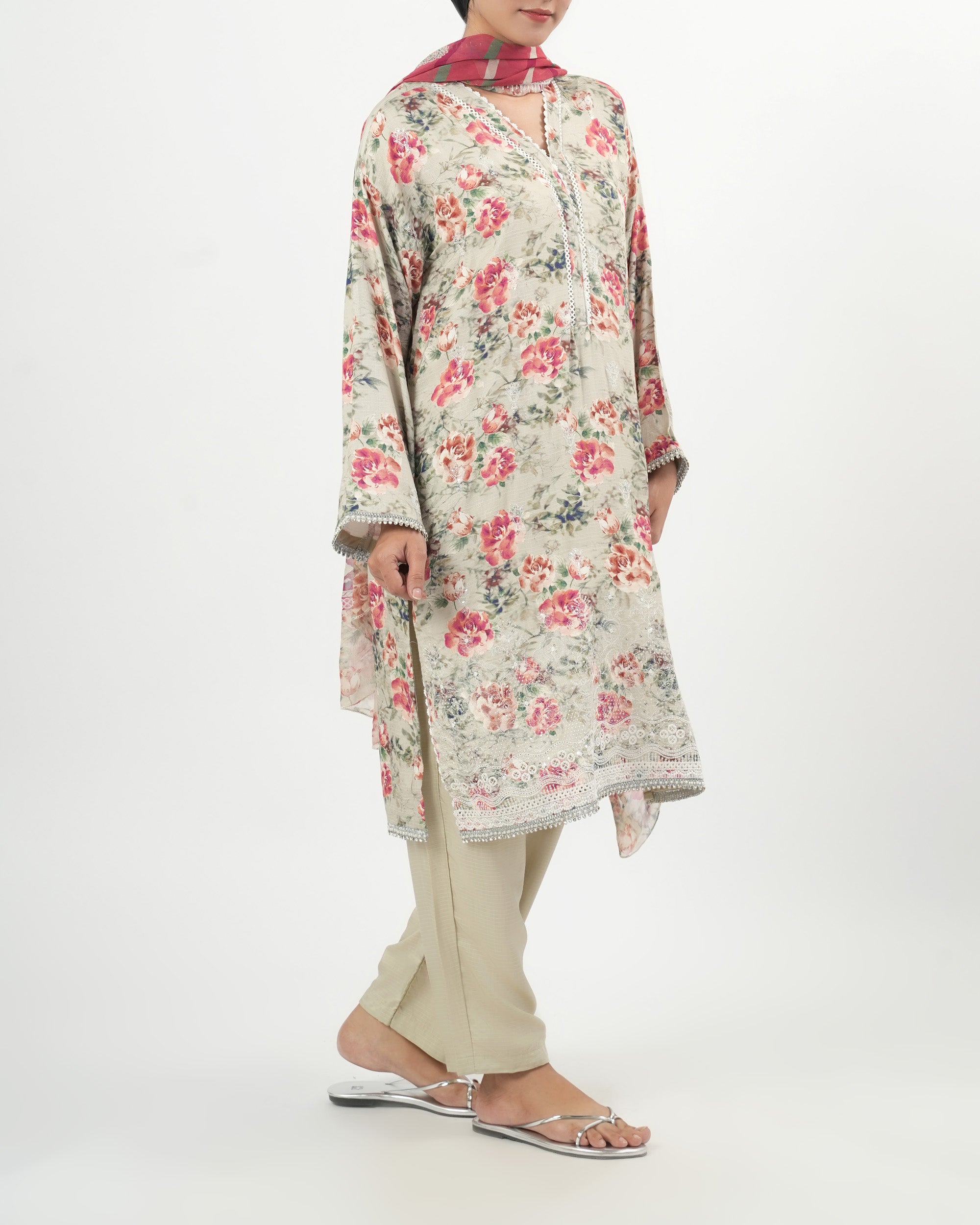 Eminent Women's Signature Embroidered 3Pc Suit