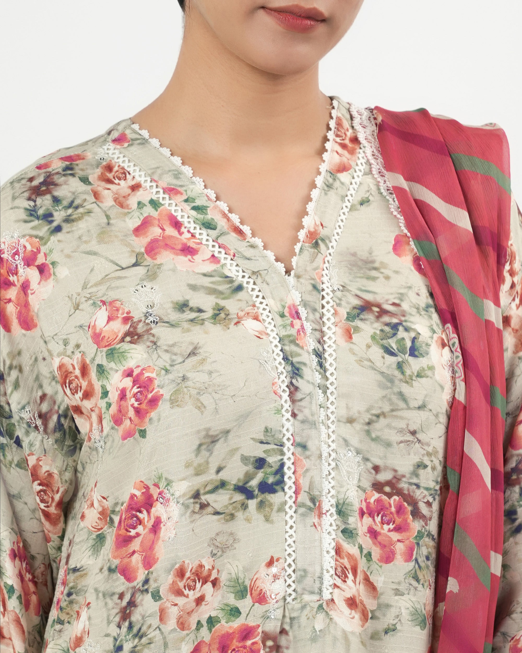 Eminent Women's Signature Embroidered 3Pc Suit