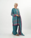 Valuables Women's Printed 3 Pc Suit