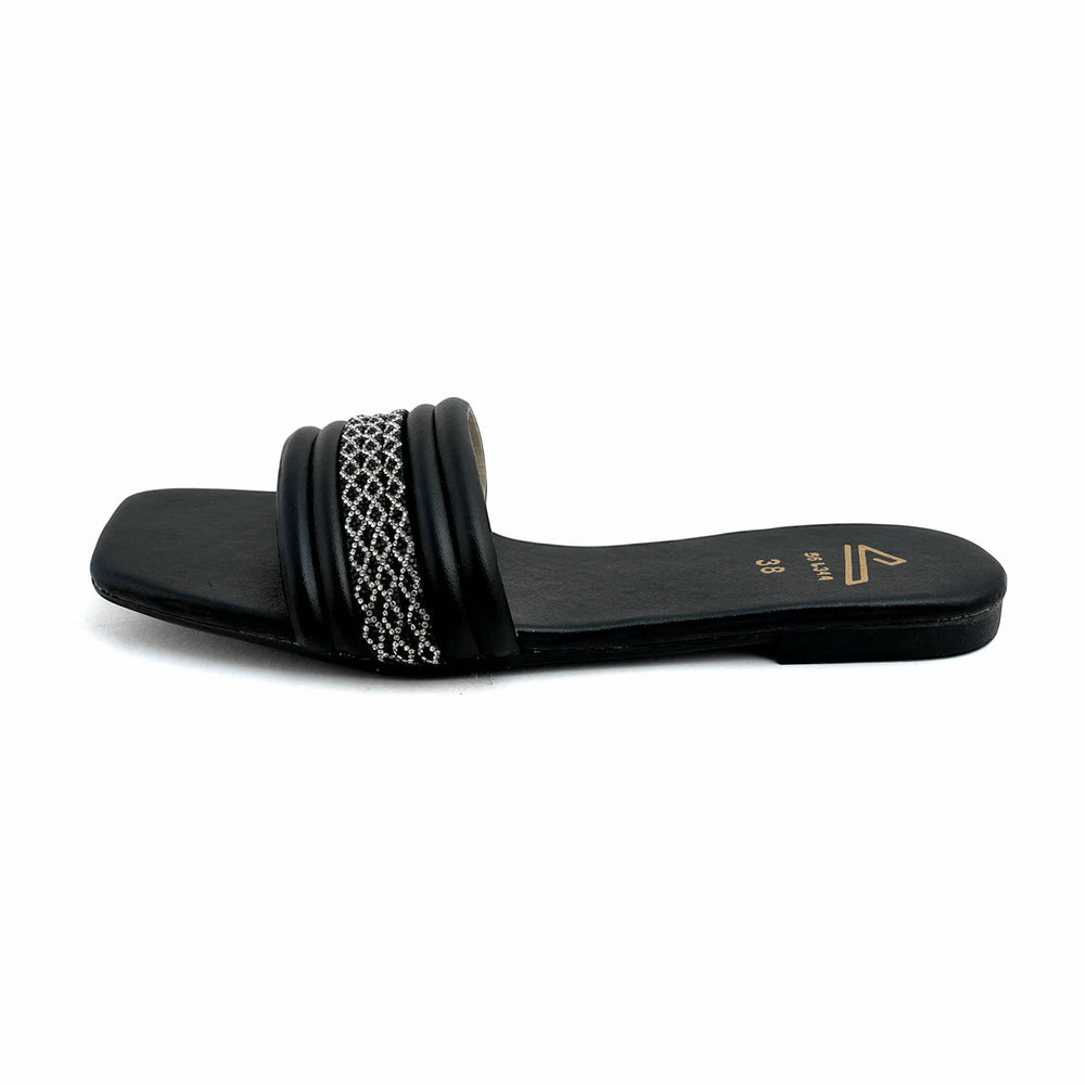 Valuable Women's Casual Slippers - Black, Women Slippers, Chase Value, Chase Value
