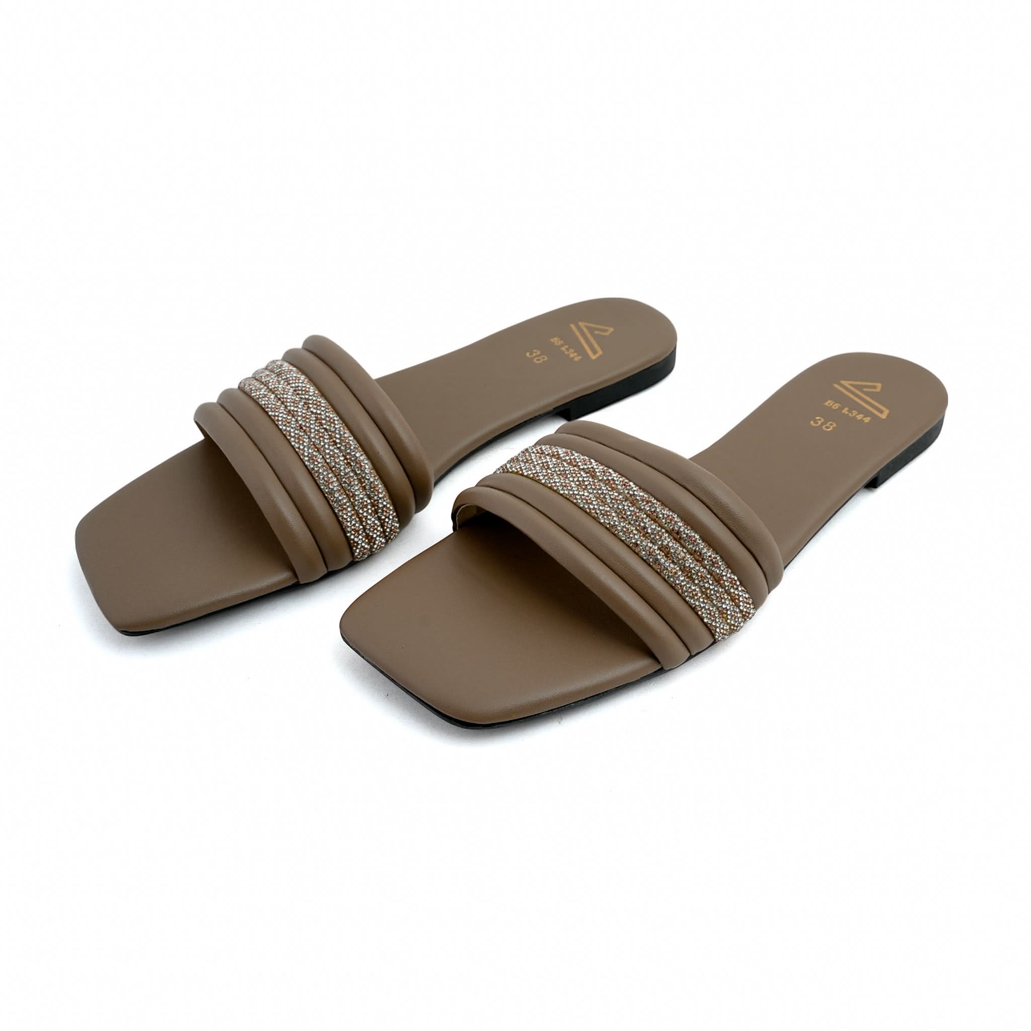 Valuable Women's Casual Slippers - Brown, Women Slippers, Chase Value, Chase Value