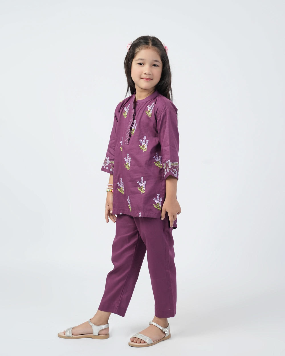 Eminent Girls Embroidered 02 Pcs Shalwar Suit - Purple, Girls Shalwar Kameez, Eminent, Chase Value