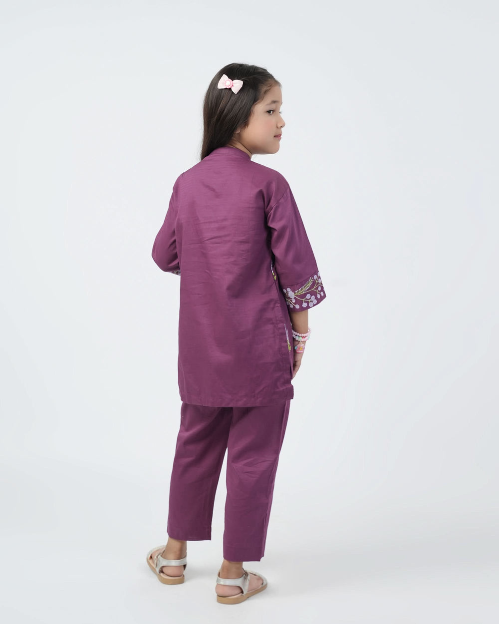 Eminent Girls Embroidered 02 Pcs Shalwar Suit - Purple, Girls Shalwar Kameez, Eminent, Chase Value