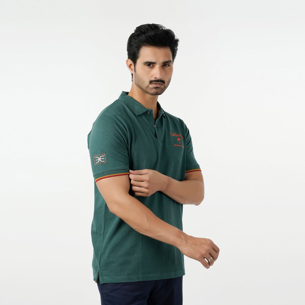 Eminent Men's Polo Half Sleeves T-Shirt - Green, Men's T-Shirts & Polos, Eminent, Chase Value