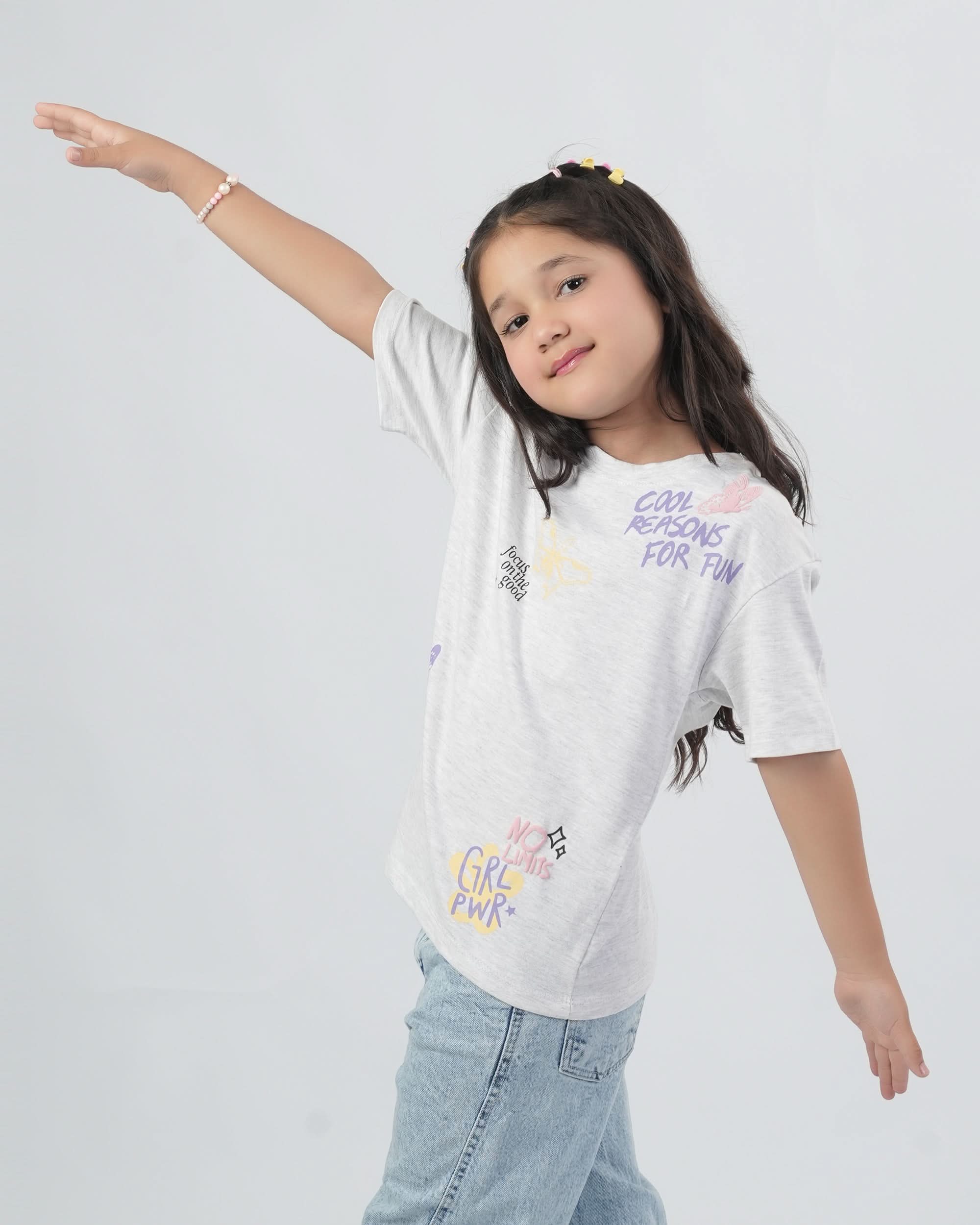 Valuables Girls Half Sleeves T-Shirt, Girls T-Shirts, Chase Value, Chase Value