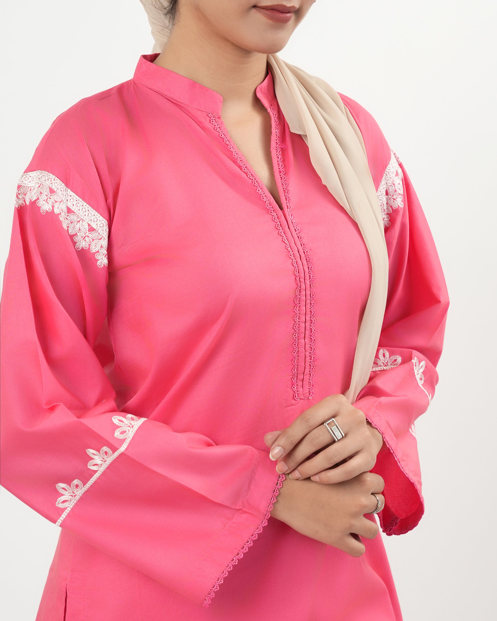 Valuables Women's Embroidered 2pc Suit