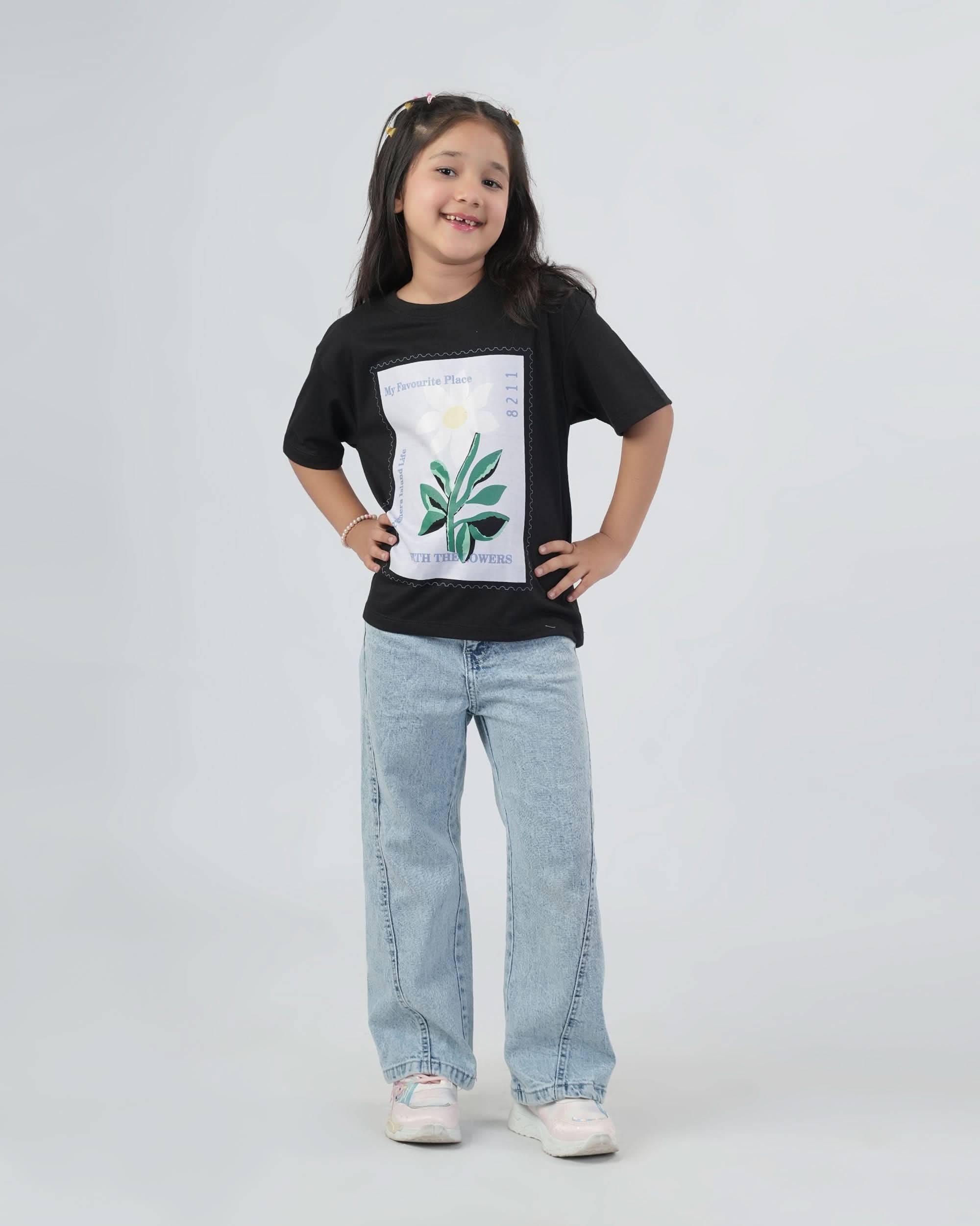 Valuables Girls Half Sleeves T-Shirt, Girls T-Shirts, Chase Value, Chase Value