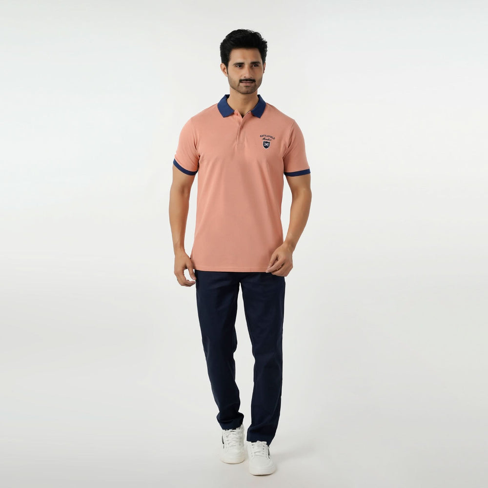Eminent Men's Polo Half Sleeves T-Shirt - Clay, Men's T-Shirts & Polos, Eminent, Chase Value