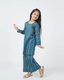 Eminent Girls 2 PCS Cotton Shalwar Suit - Teal, Girls Shalwar Kameez, Eminent, Chase Value
