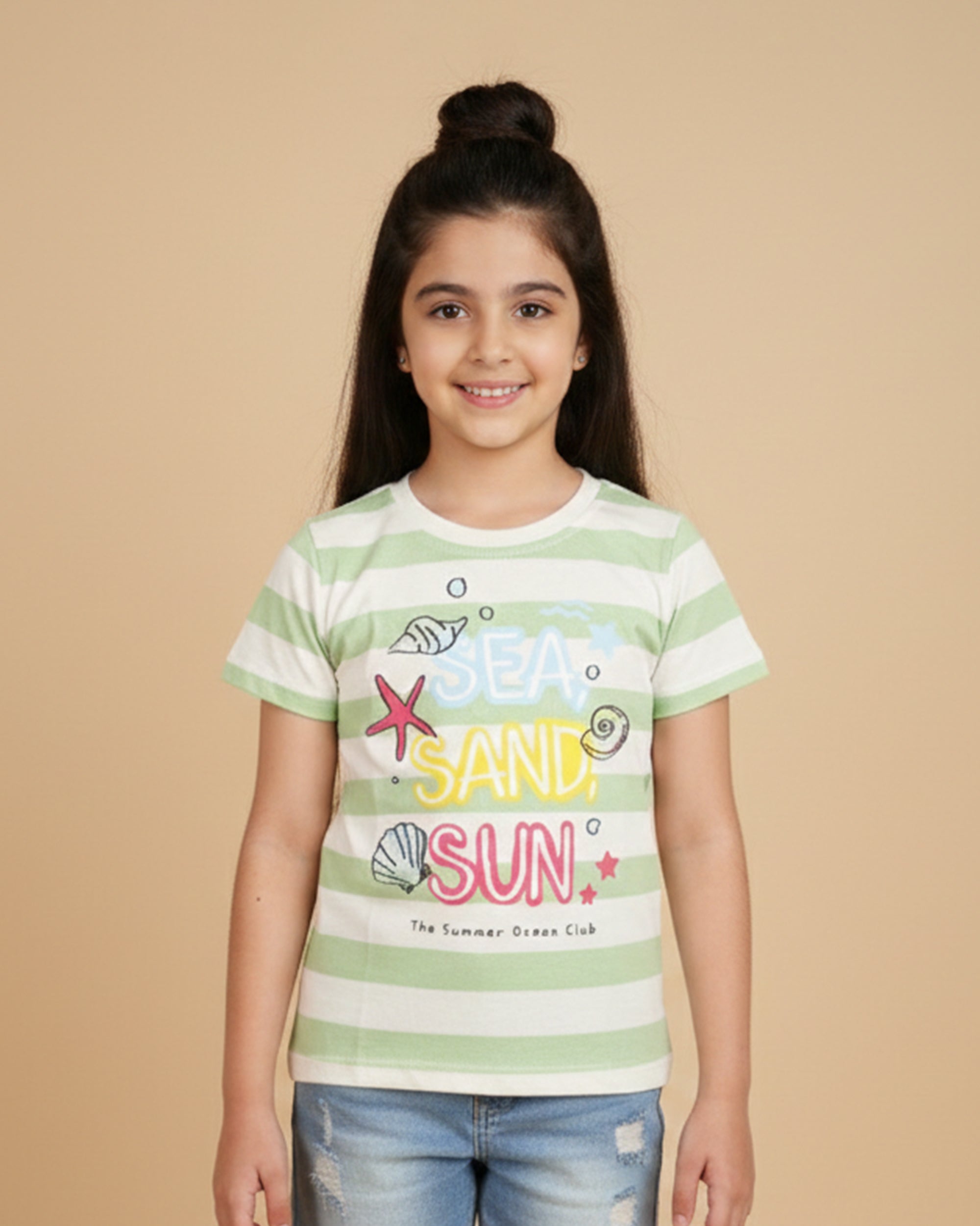 Eminent Girl's Half Sleeves T-Shirt, Girls T-Shirts, Eminent, Chase Value