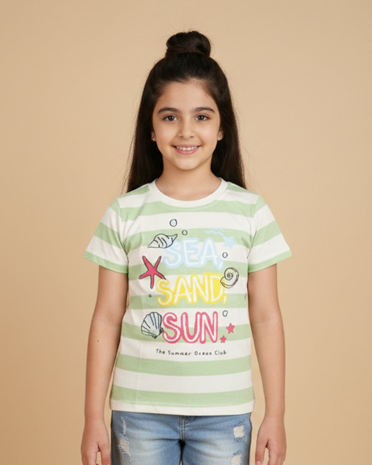 Eminent Girl's Half Sleeves T-Shirt, Girls T-Shirts, Eminent, Chase Value