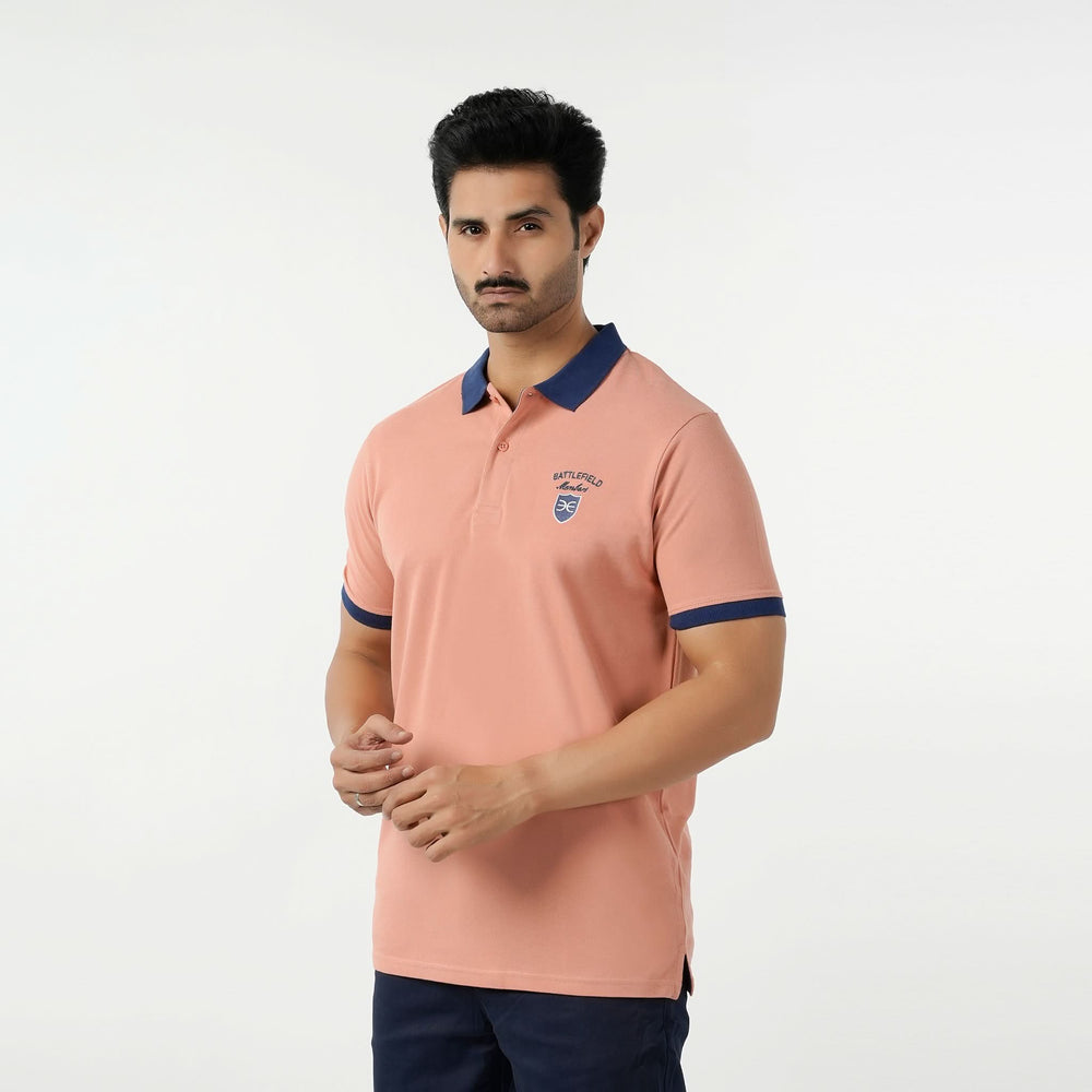 Eminent Men's Polo Half Sleeves T-Shirt - Clay, Men's T-Shirts & Polos, Eminent, Chase Value
