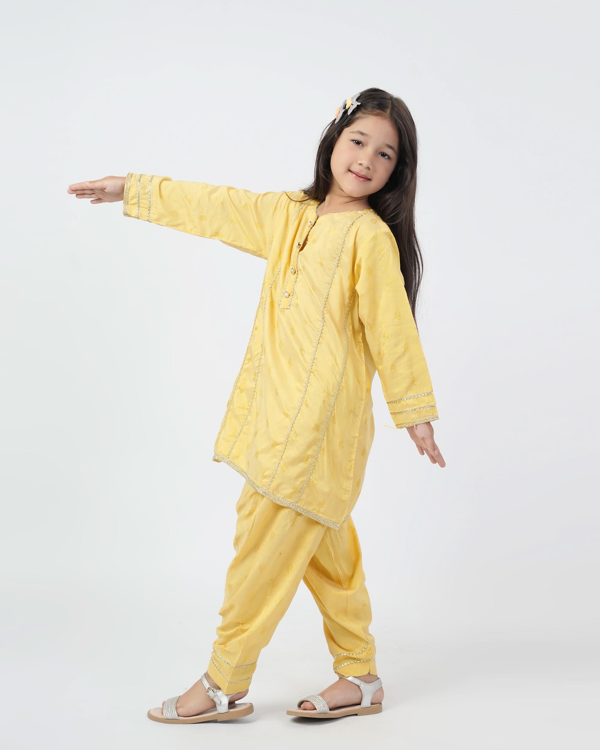 Eminent Girls Shalwar Suit - Yellow, Girls Shalwar Kameez, Eminent, Chase Value