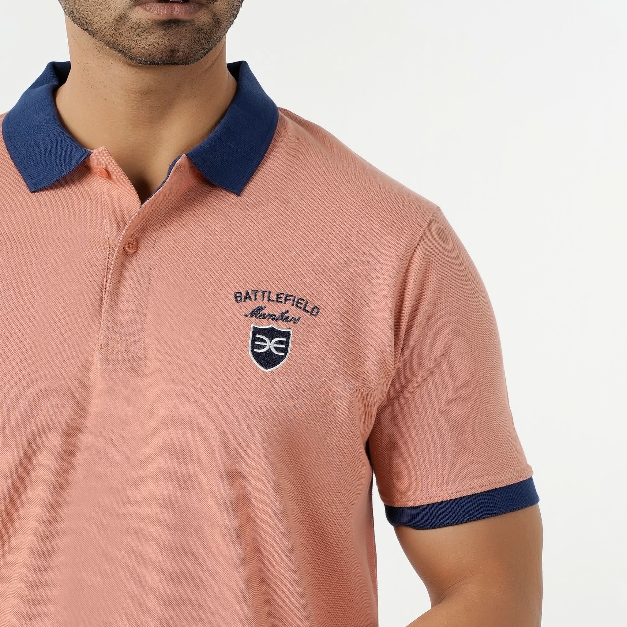 Eminent Men's Polo Half Sleeves T-Shirt - Clay, Men's T-Shirts & Polos, Eminent, Chase Value