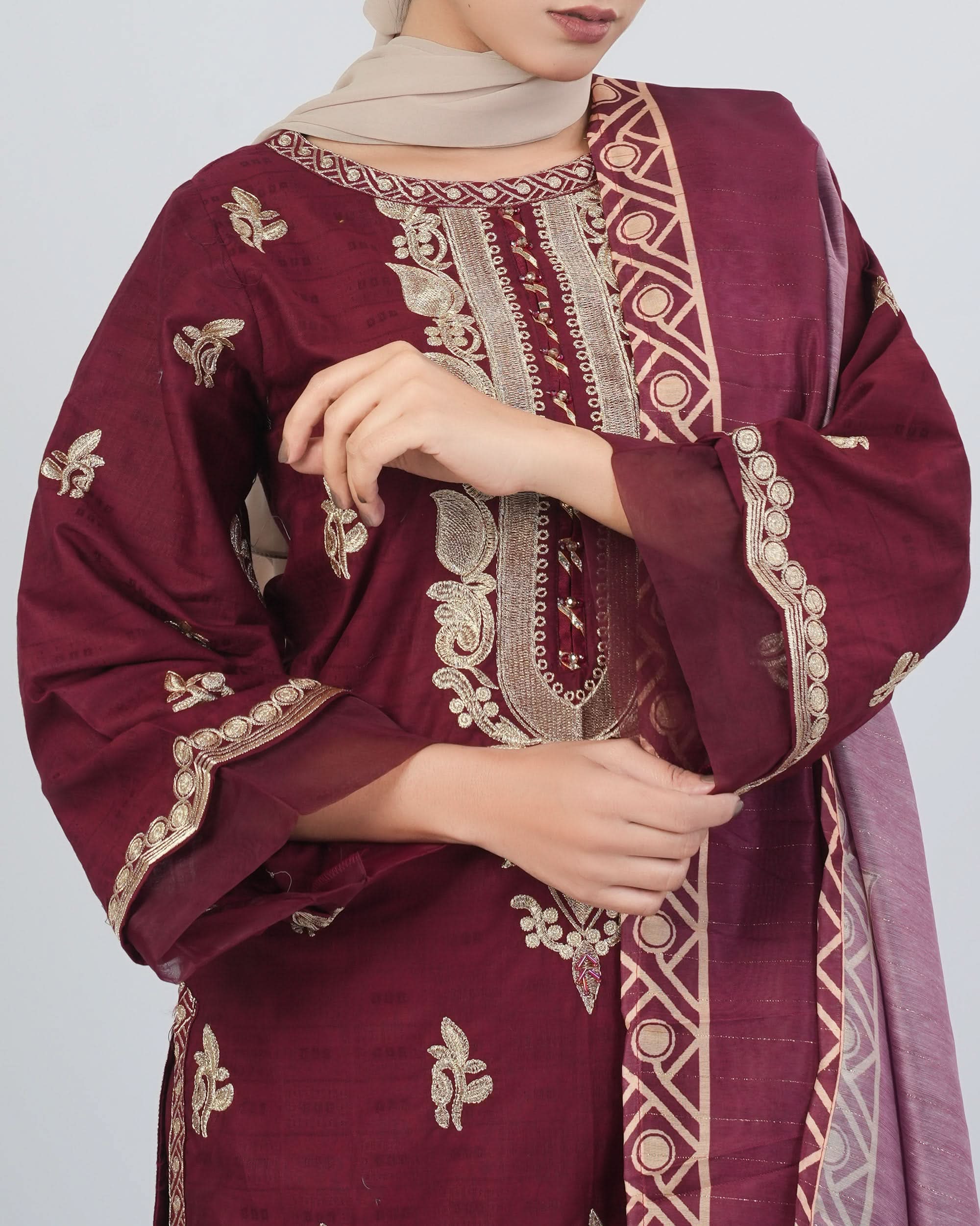 Valuables Women Embroidered 2-Piece Suit, Women Shalwar Suits, Chase Value, Chase Value