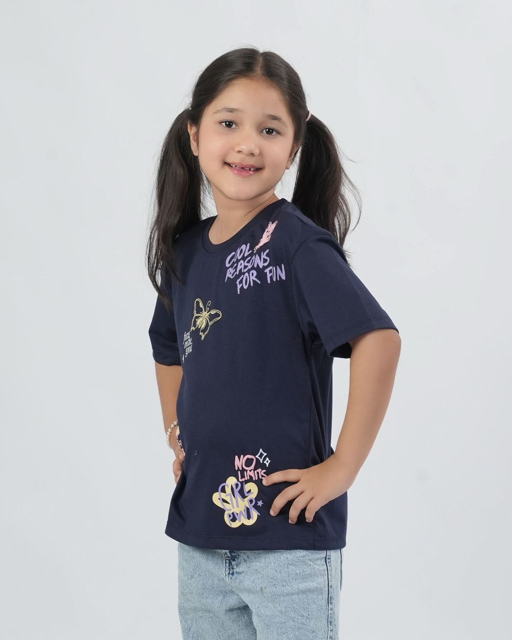 Valuables Girls Half Sleeves T-Shirt, Girls T-Shirts, Chase Value, Chase Value