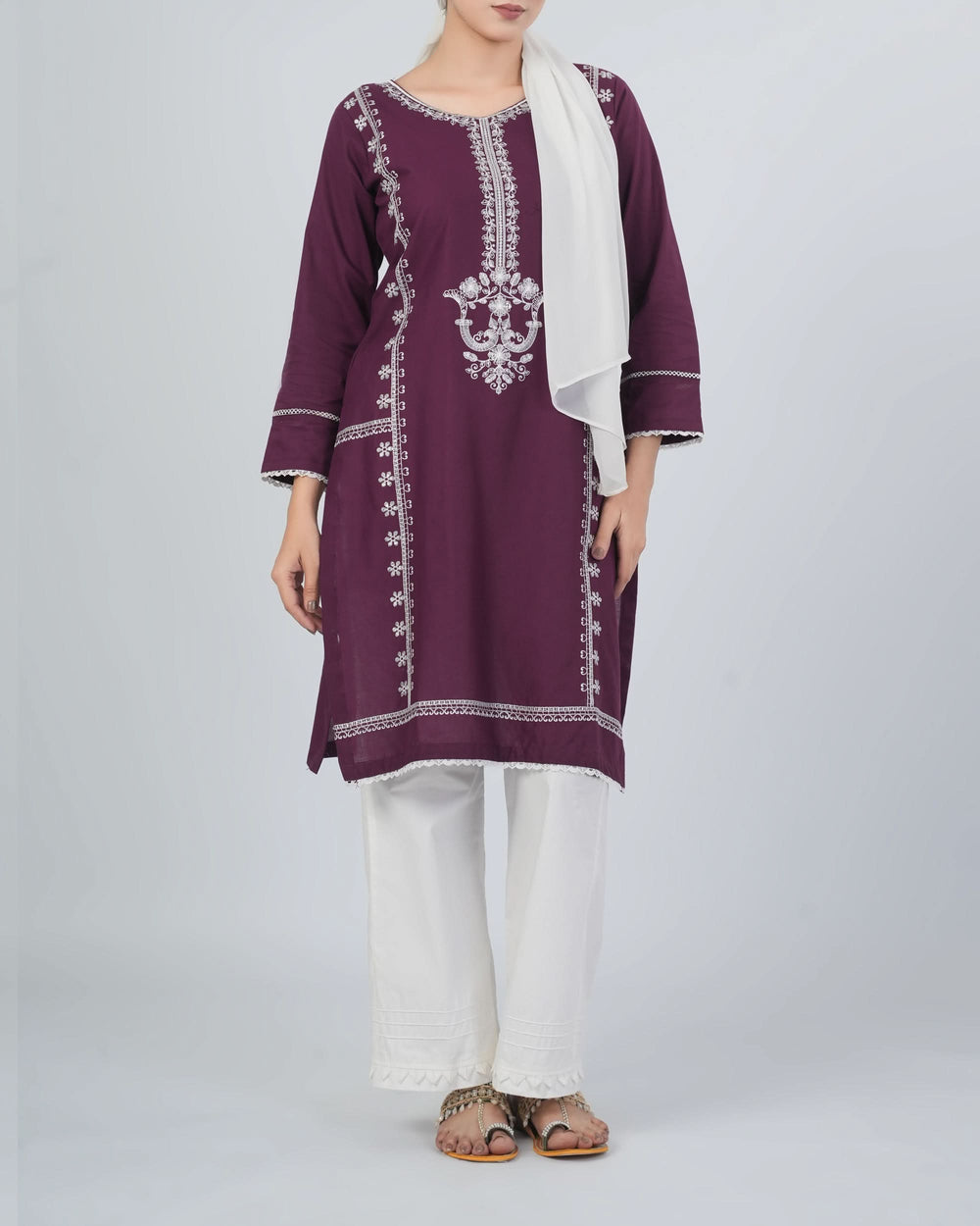 Valuables Women's Embroidered Kurti, Women Ready Kurtis, Chase Value, Chase Value