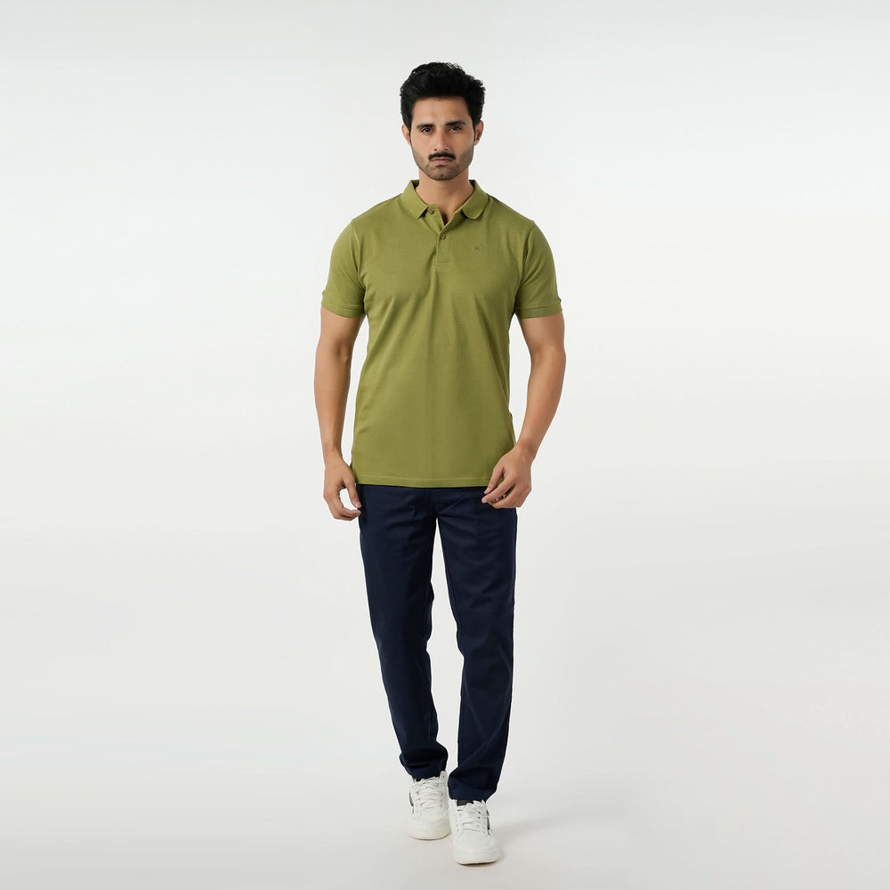 Eminent Men's Polo Half Sleeves T-Shirt - Olive Green, Men's T-Shirts & Polos, Eminent, Chase Value