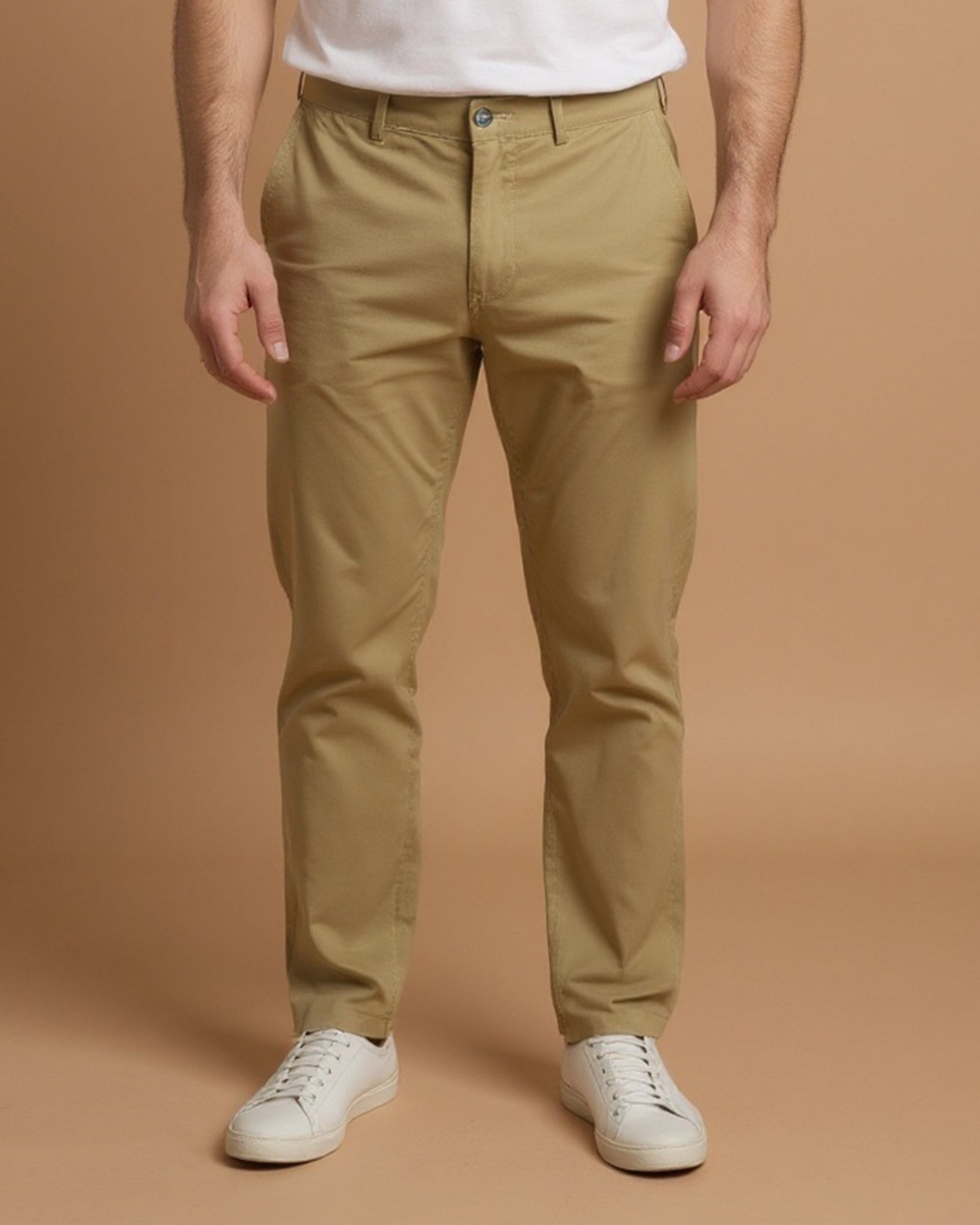 Men’s Cotton Chino Pants – Slim Fit