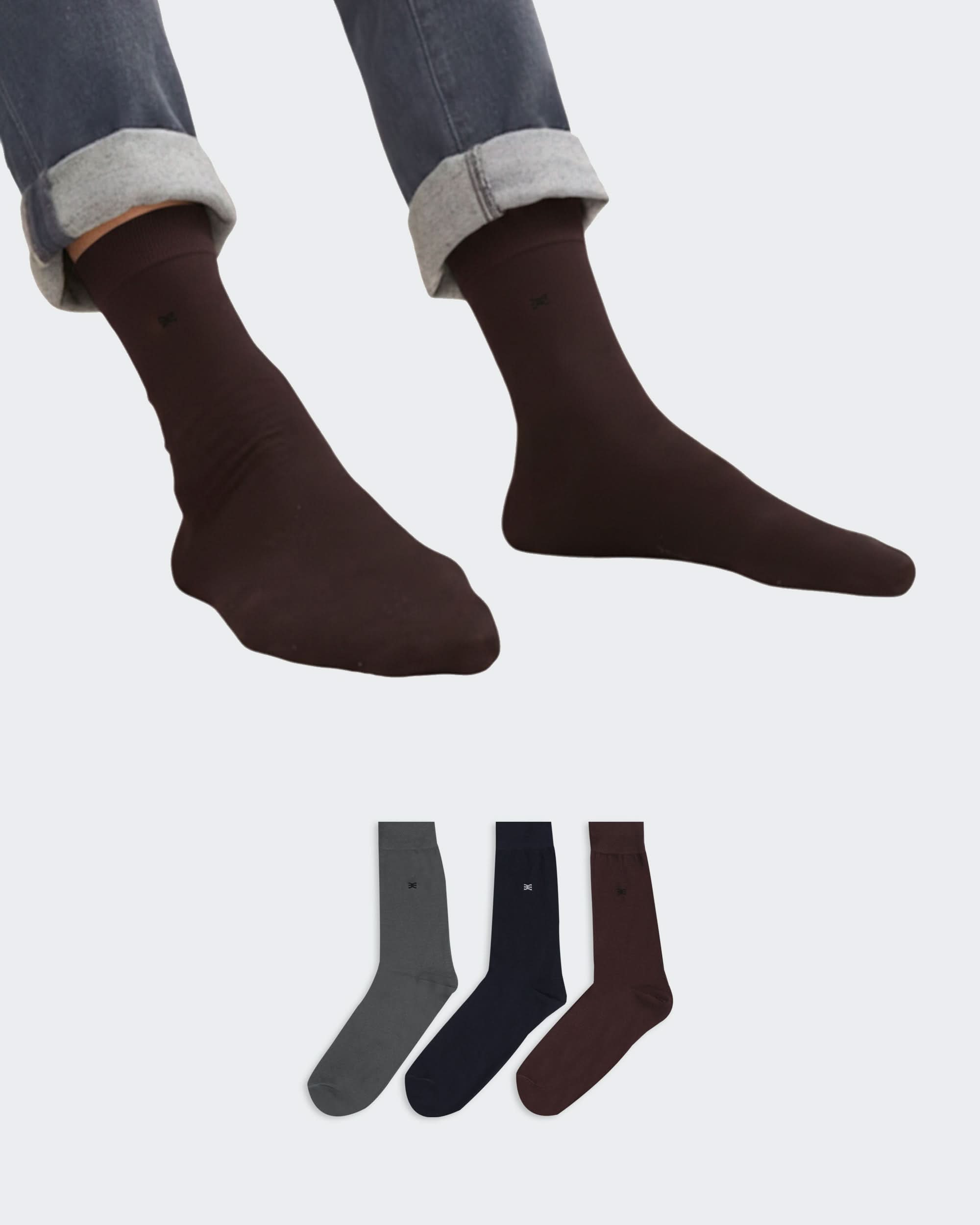 Eminent Men's Plain Socks 6Pcs, Men's Socks, Eminent, Chase Value