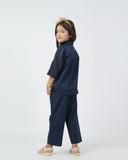 Eminent Girls Embroidered 2 Pcs Suit - Dark Blue, Girls Shalwar Kameez, Eminent, Chase Value