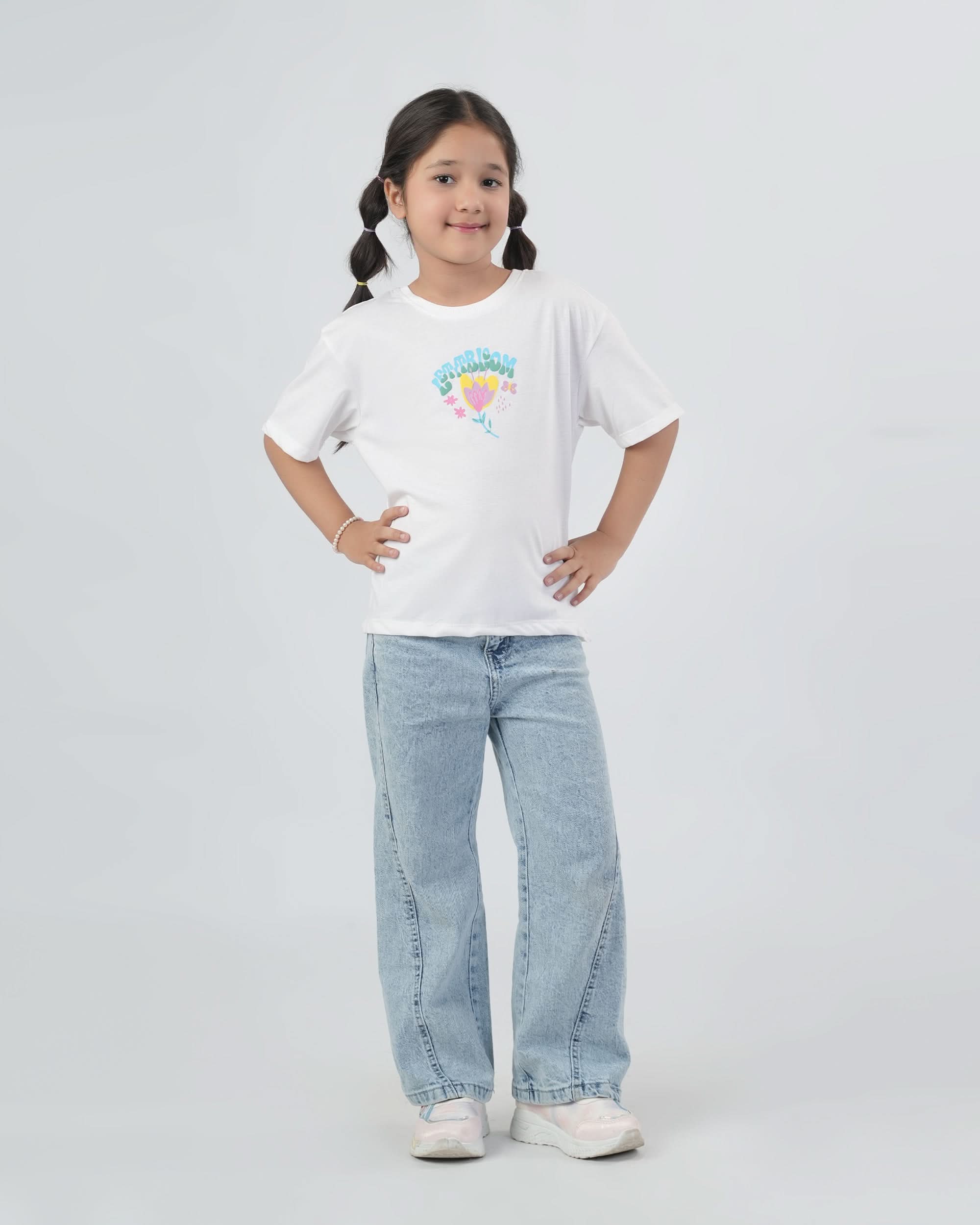 Valuables Girls Half Sleeves T-Shirt, Girls T-Shirts, Chase Value, Chase Value