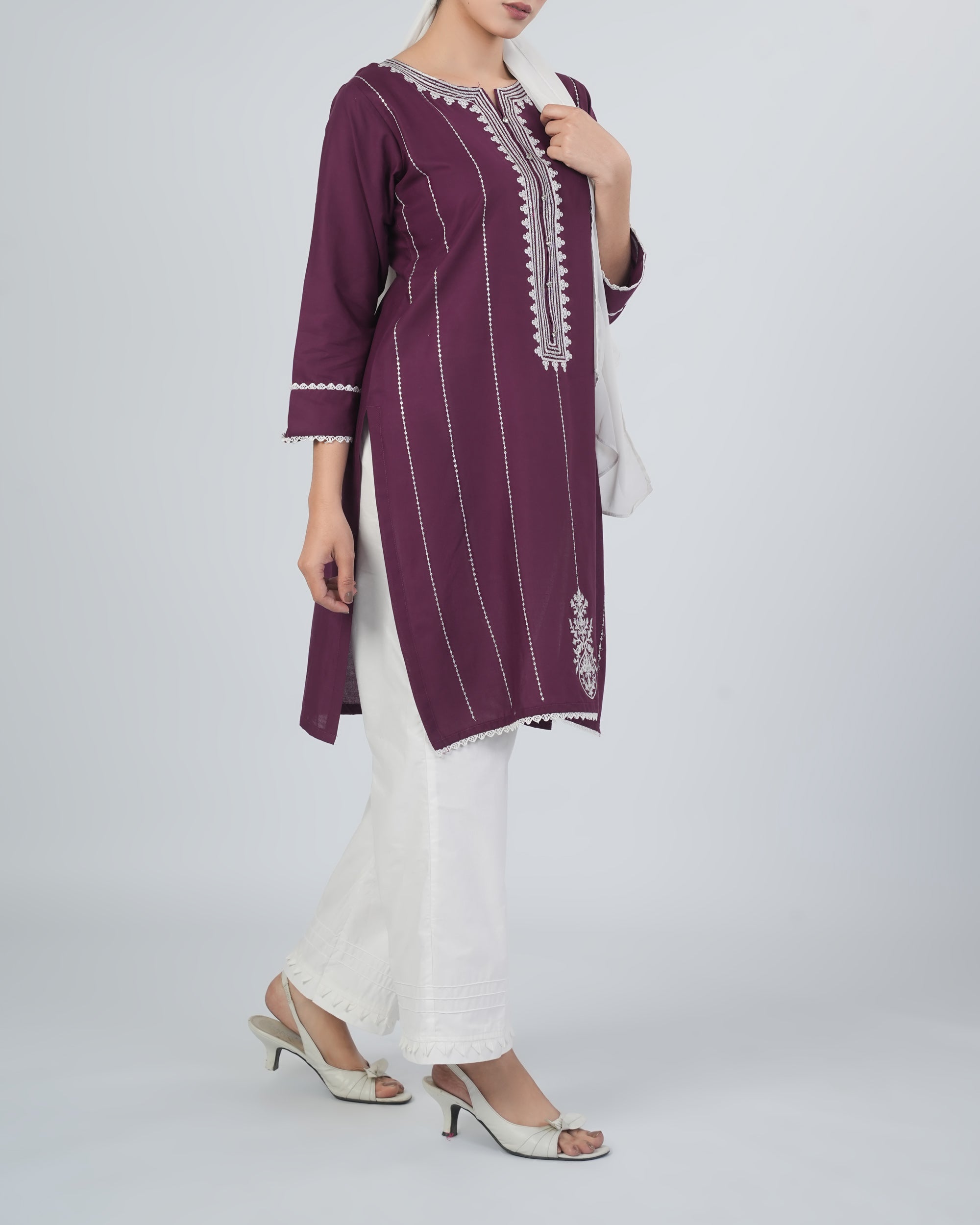Valuables Women's Embroidered Kurti, Women Ready Kurtis, Chase Value, Chase Value