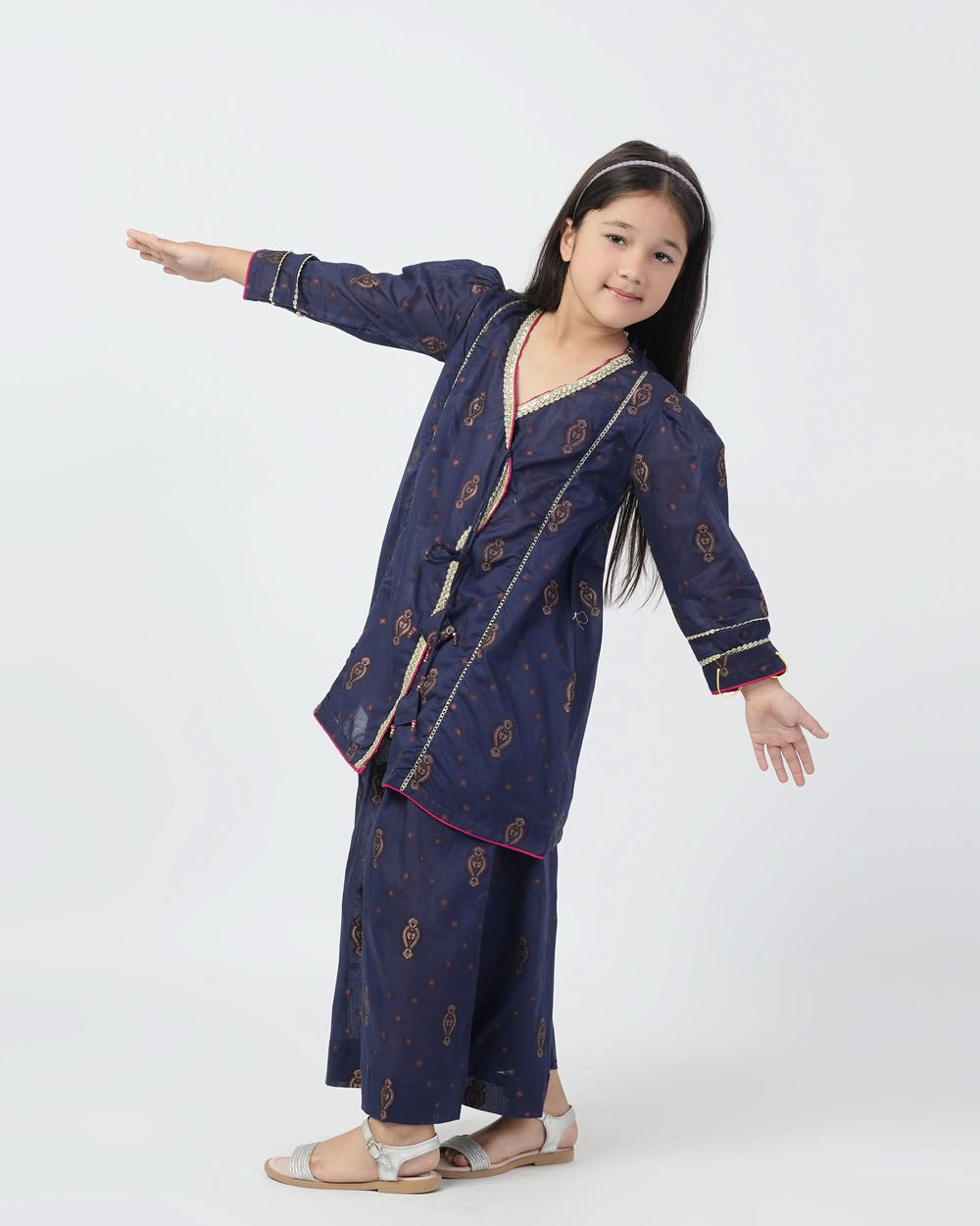 Eminent Girls Printed Shalwar Suit - Blue, Girls Shalwar Kameez, Eminent, Chase Value