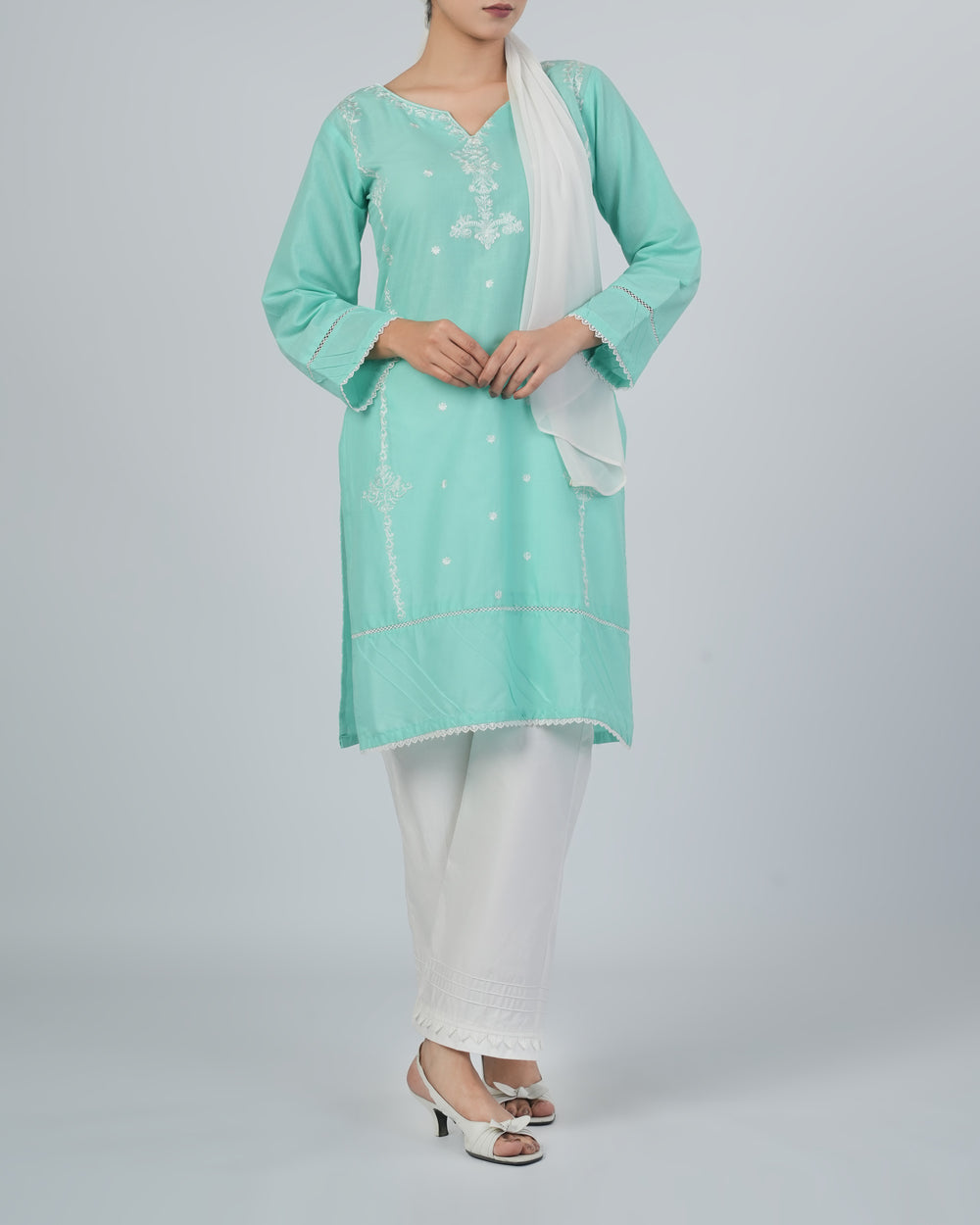 Valuables Women's Embroidered Kurti, Women Ready Kurtis, Chase Value, Chase Value