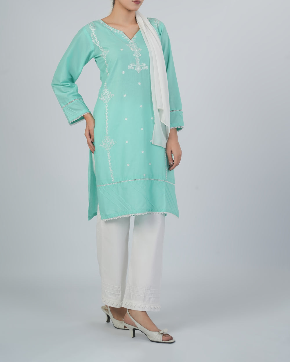 Valuables Women's Embroidered Kurti, Women Ready Kurtis, Chase Value, Chase Value