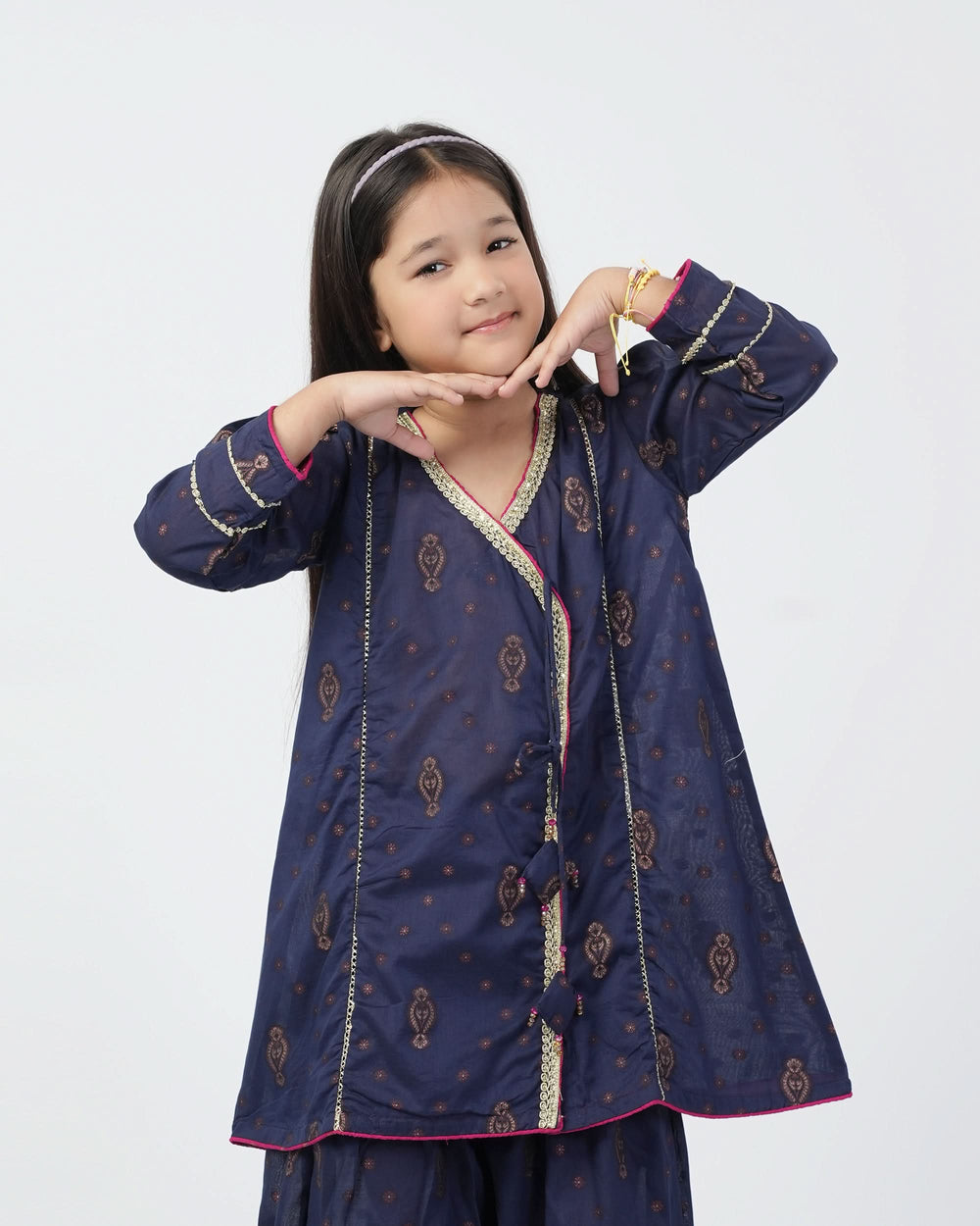 Eminent Girls Printed Shalwar Suit - Blue, Girls Shalwar Kameez, Eminent, Chase Value