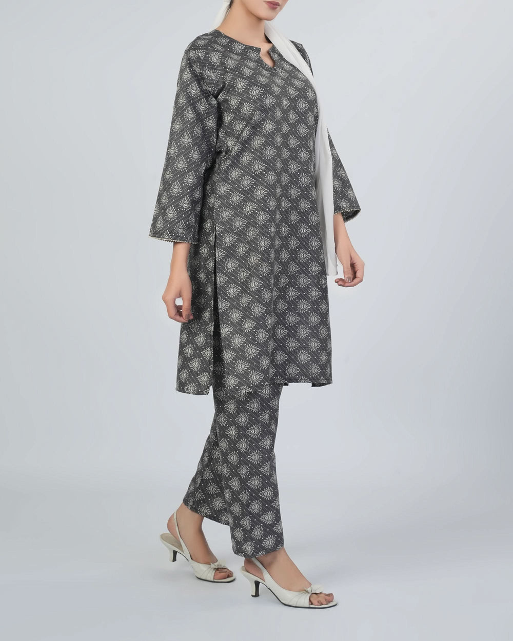 Women's Printed Unstitched 2pcs Suit, Women, 2Pcs Shalwar Suit, Chase Value, Chase Value