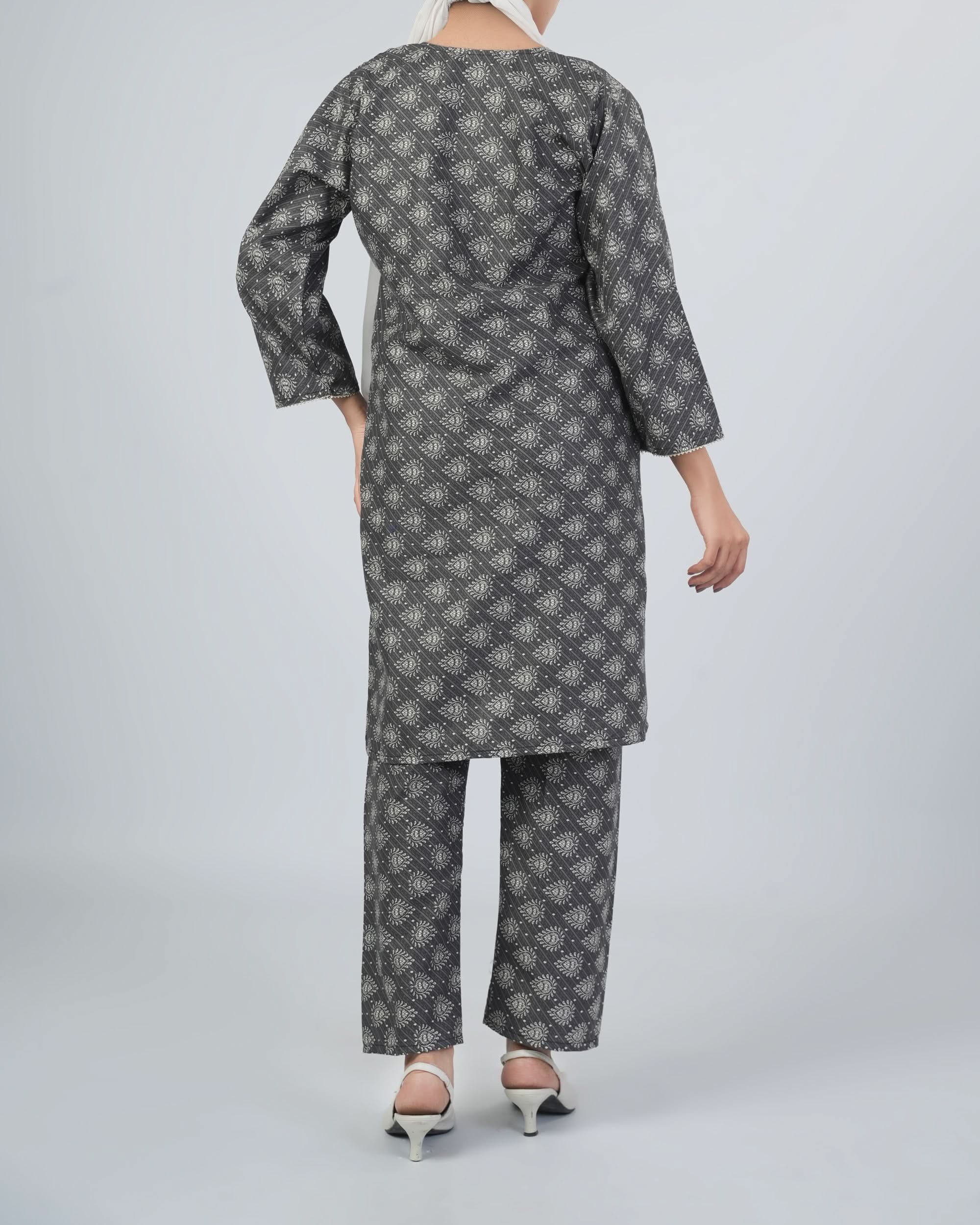 Women's Printed Unstitched 2pcs Suit, Women, 2Pcs Shalwar Suit, Chase Value, Chase Value