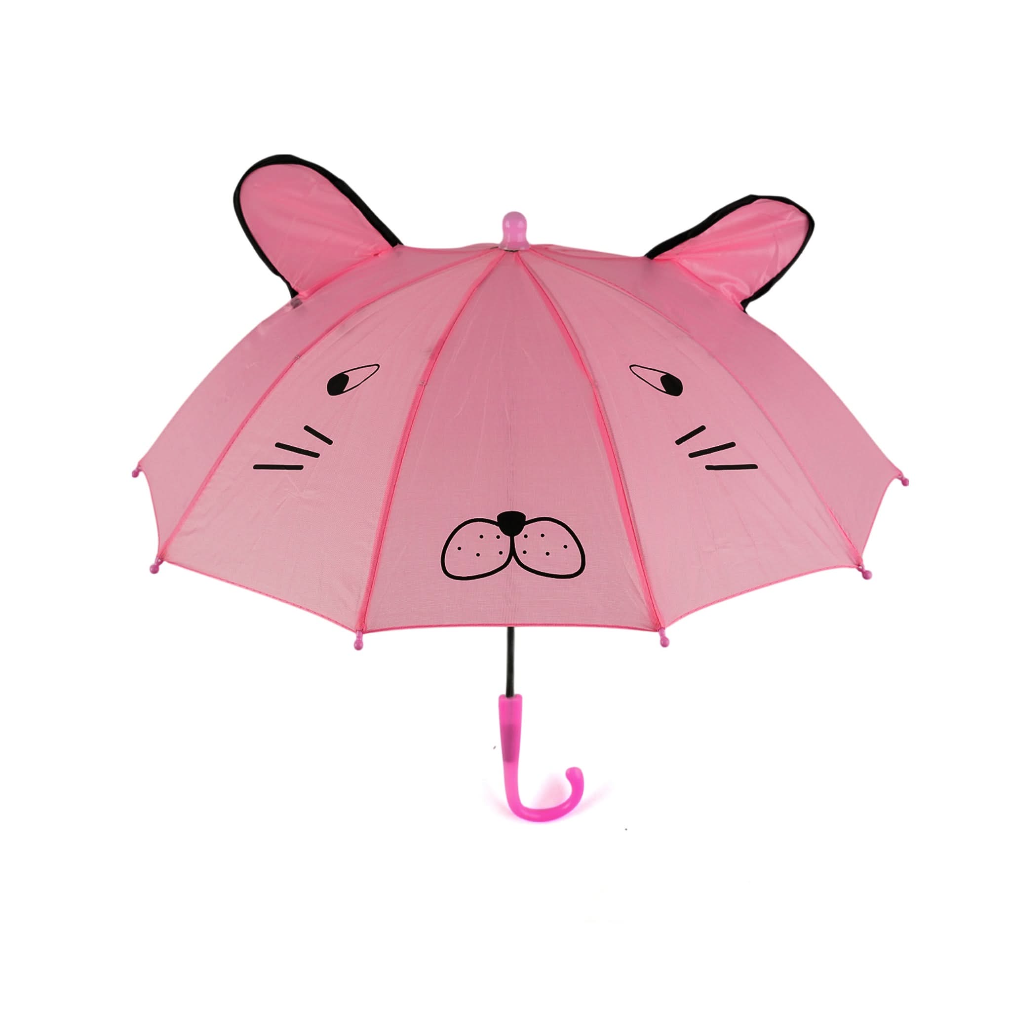 Umbrella Character With Ear Zmr 26 - Light Pink, Umbrellas, Chase Value, Chase Value