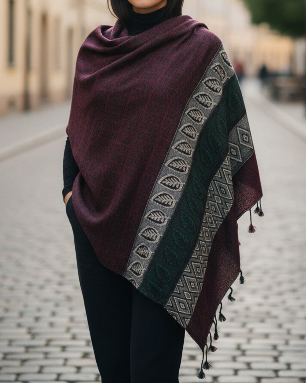 Women Velvet Shawl, Women Shawls & Scarves, Chase Value, Chase Value