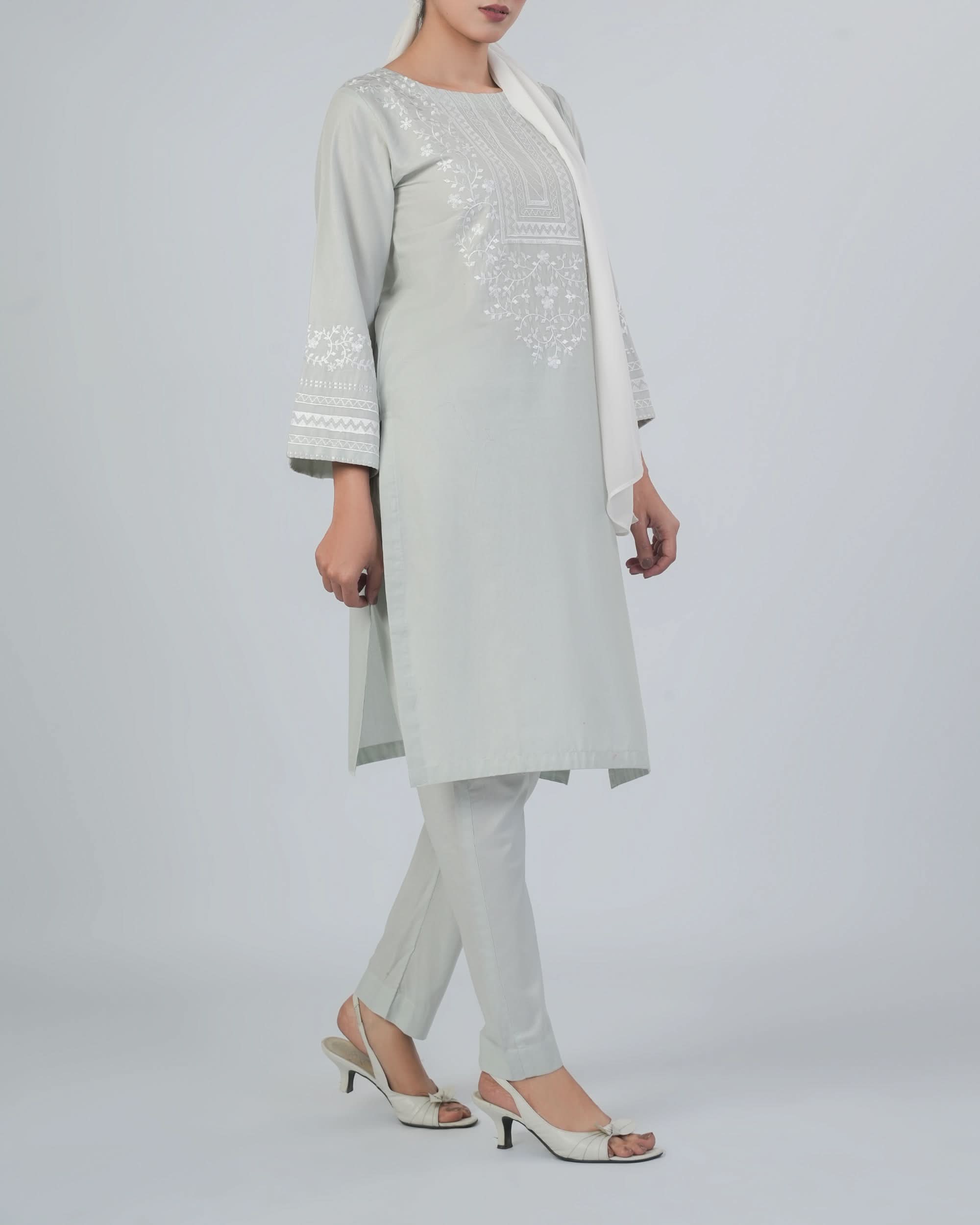 Valuable Women's Embroidered 2Pcs Suit, Women Shalwar Suits, Chase Value, Chase Value