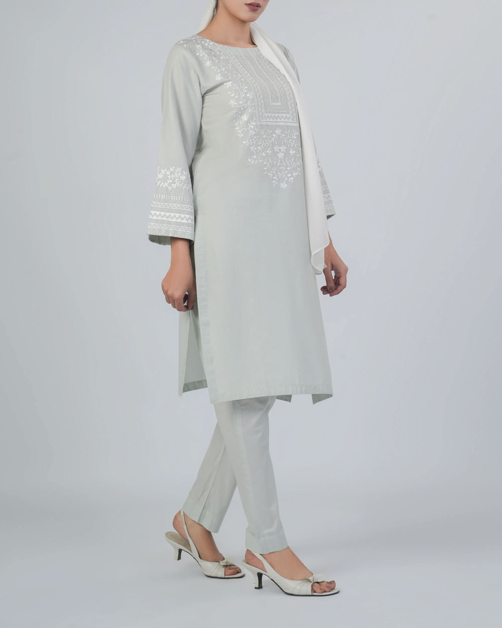 Valuable Women's Embroidered 2Pcs Suit, Women Shalwar Suits, Chase Value, Chase Value