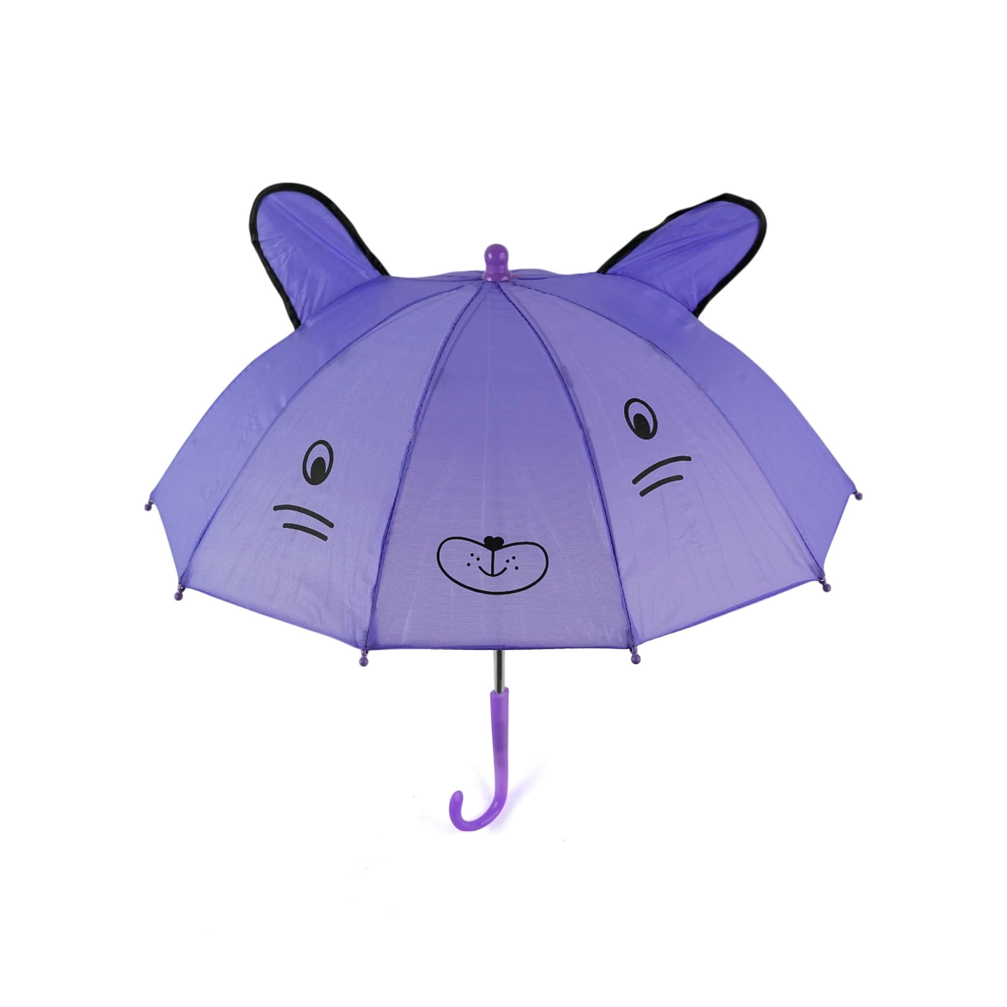 Umbrella Character With Ear Zmr 26 - Purple, Umbrellas, Chase Value, Chase Value