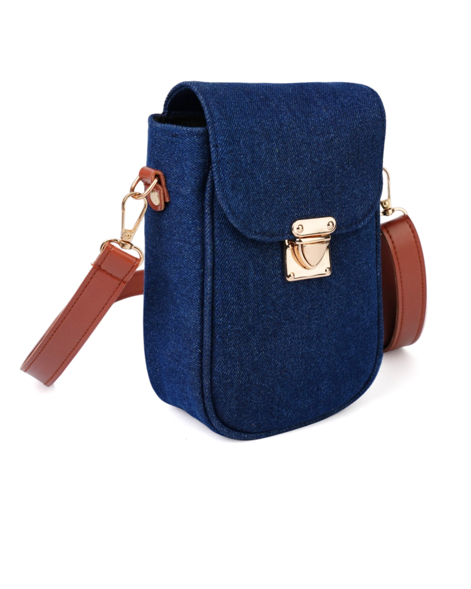 Women's Denim Mobile Pouch