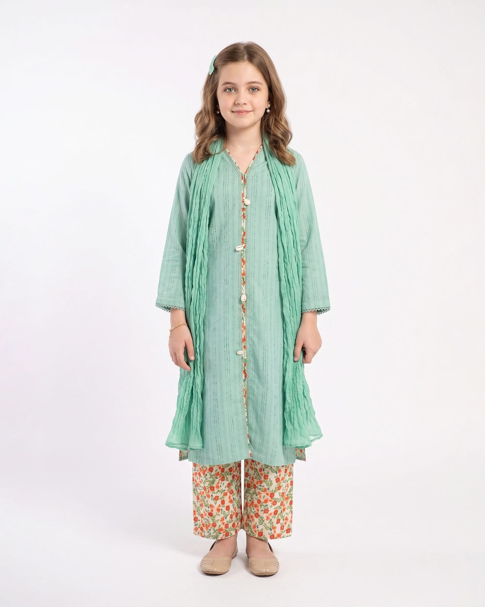 Eminent Girls’ 2 Pcs Suit, Girls Shalwar Kameez, Eminent, Chase Value