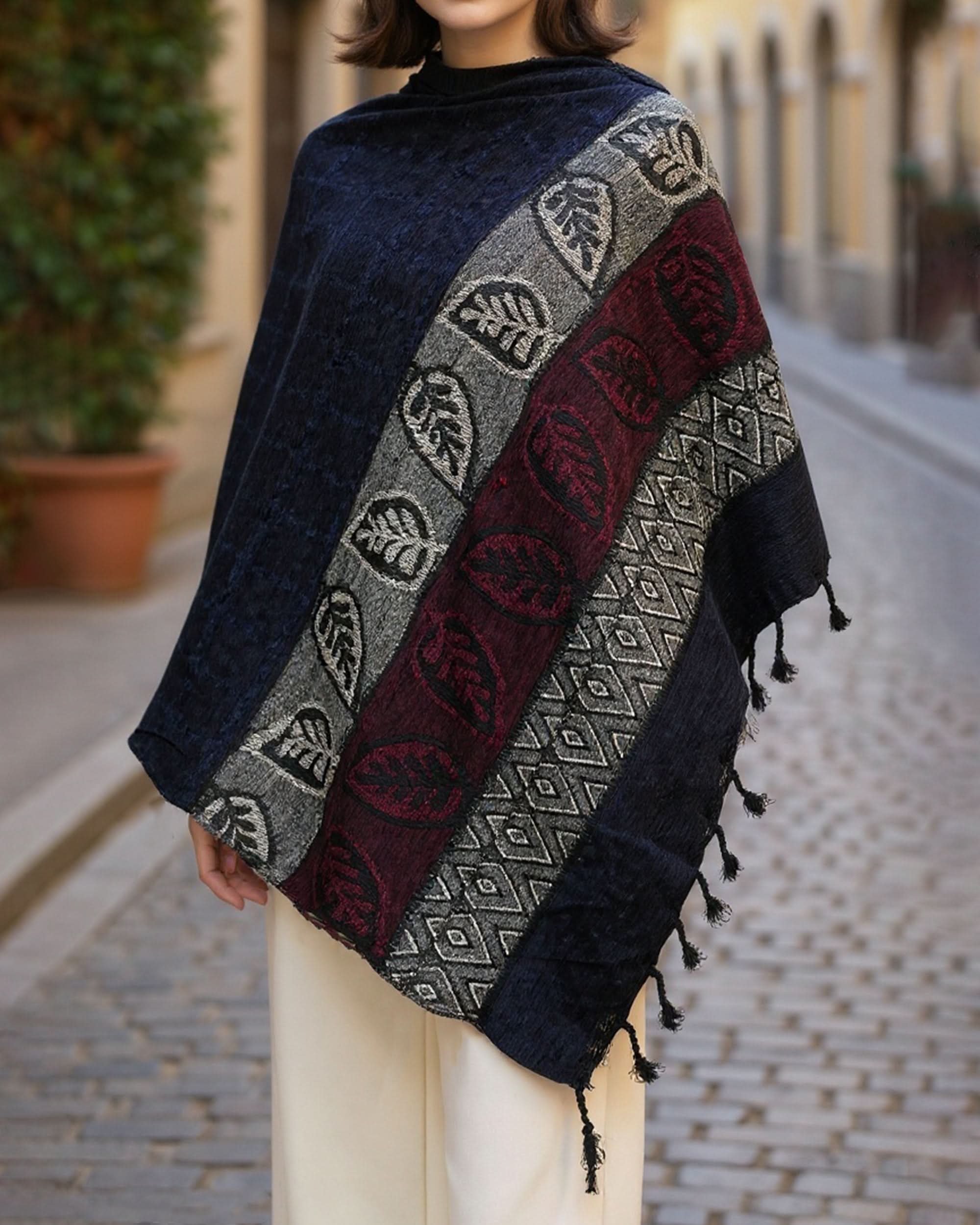 Women Velvet Shawl, Women Shawls & Scarves, Chase Value, Chase Value
