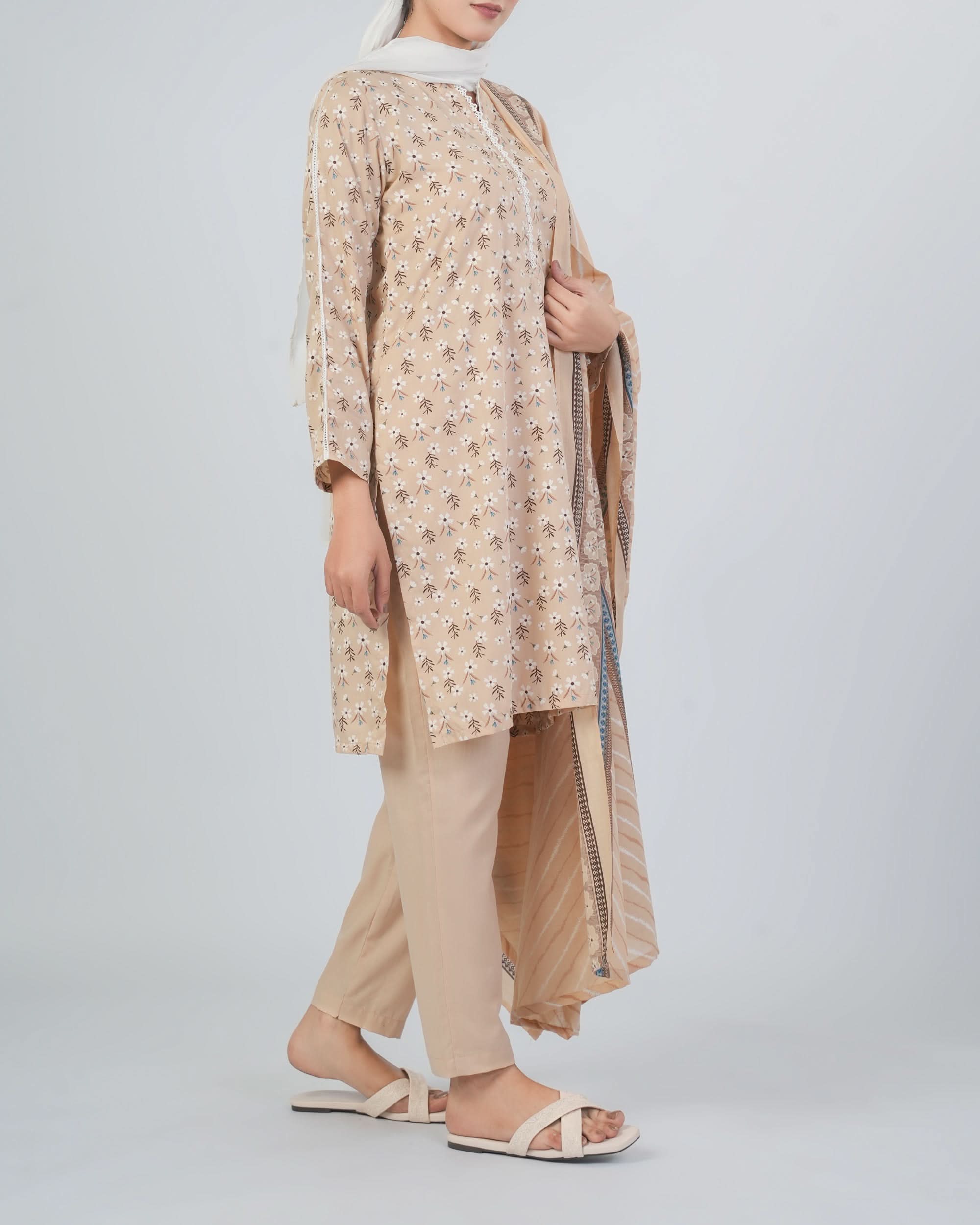 Valuables Women's Printed 3Pcs Suit, Women Shalwar Suits, Chase Value, Chase Value