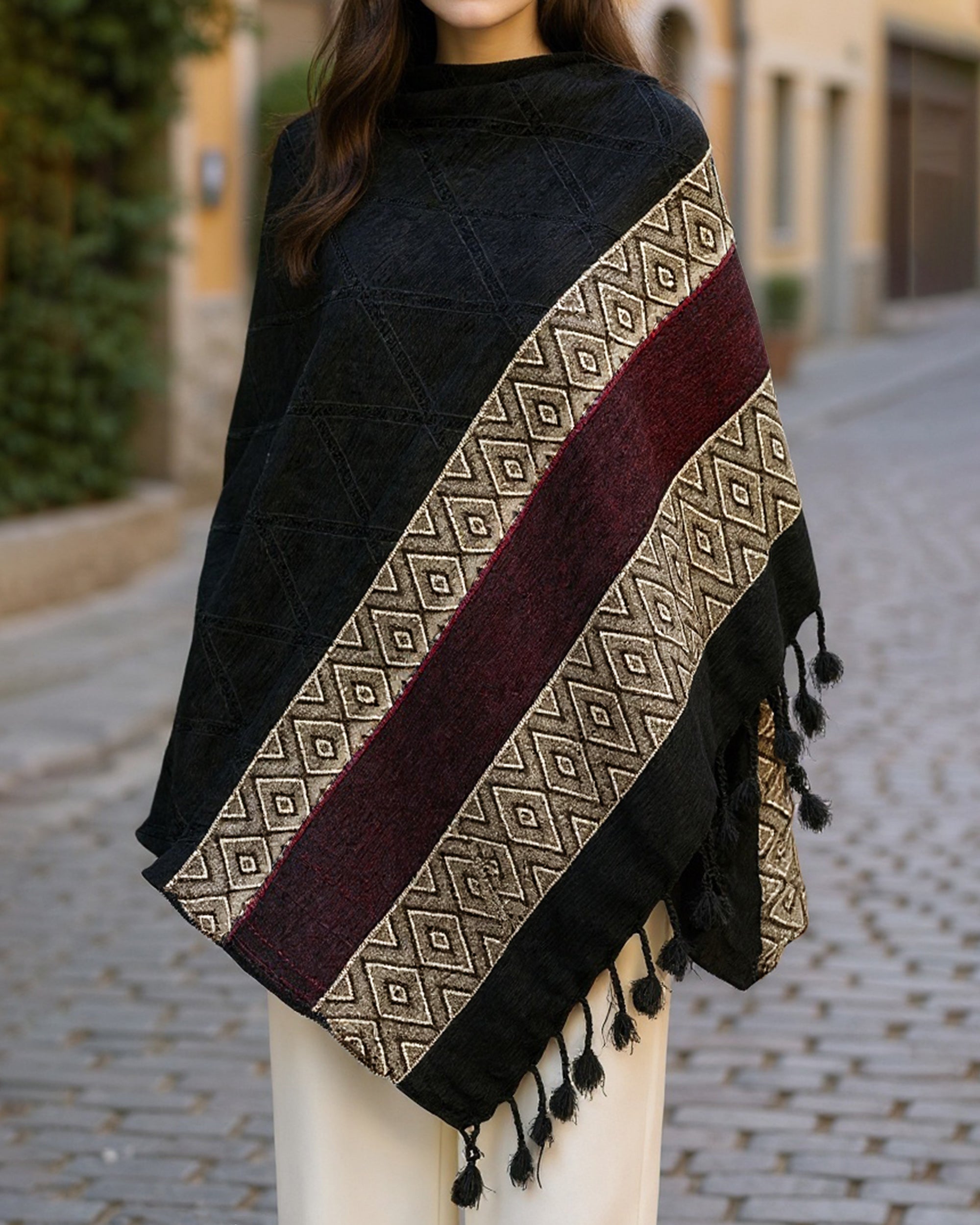 Women's Velvet Shawl