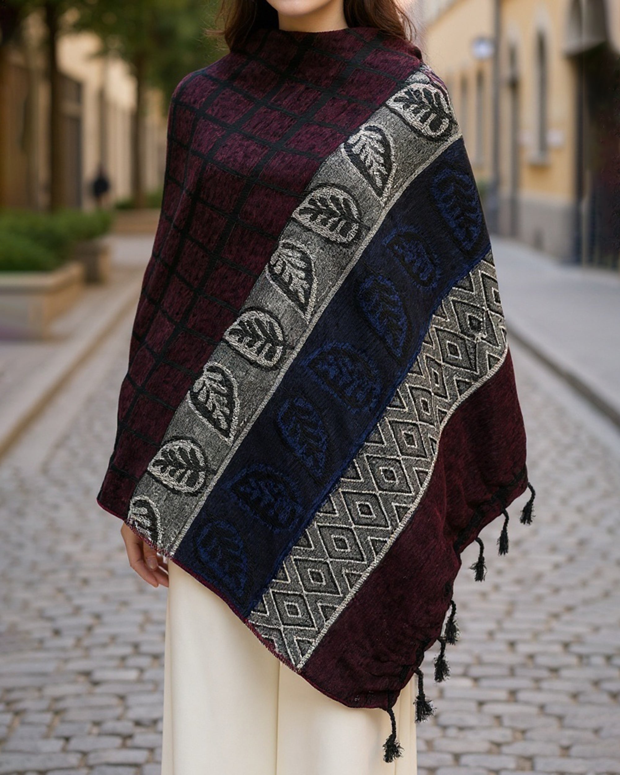 Women Velvet Shawl, Women Shawls & Scarves, Chase Value, Chase Value