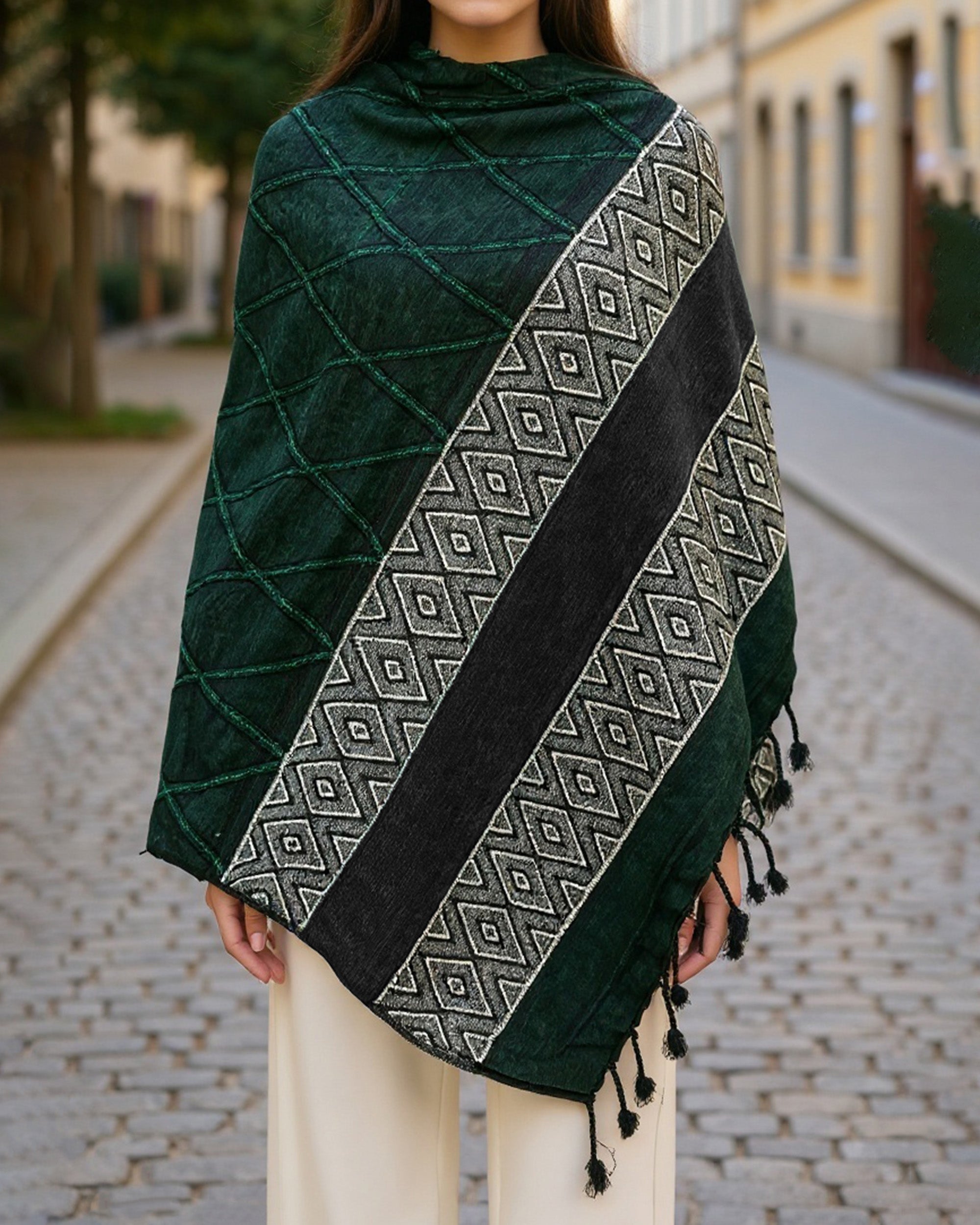 Women's Velvet Shawl