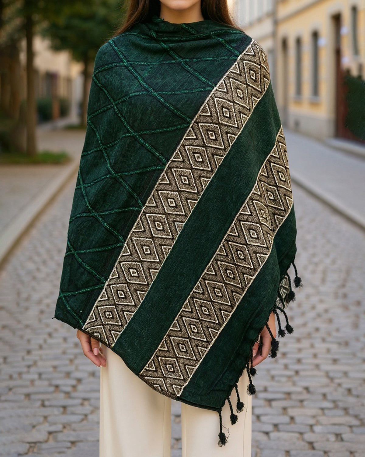 Women's Velvet Shawl