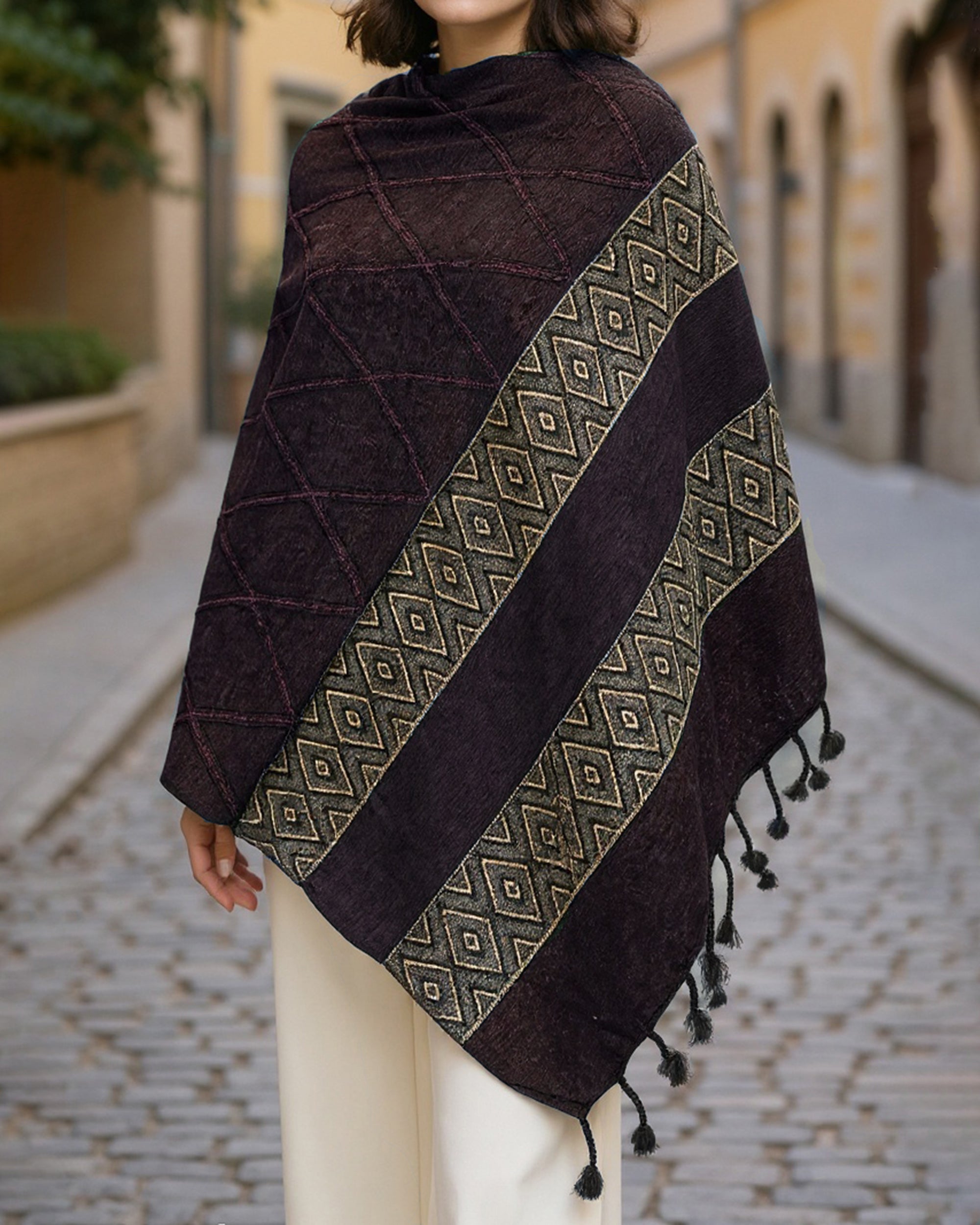 Women's Velvet Shawl