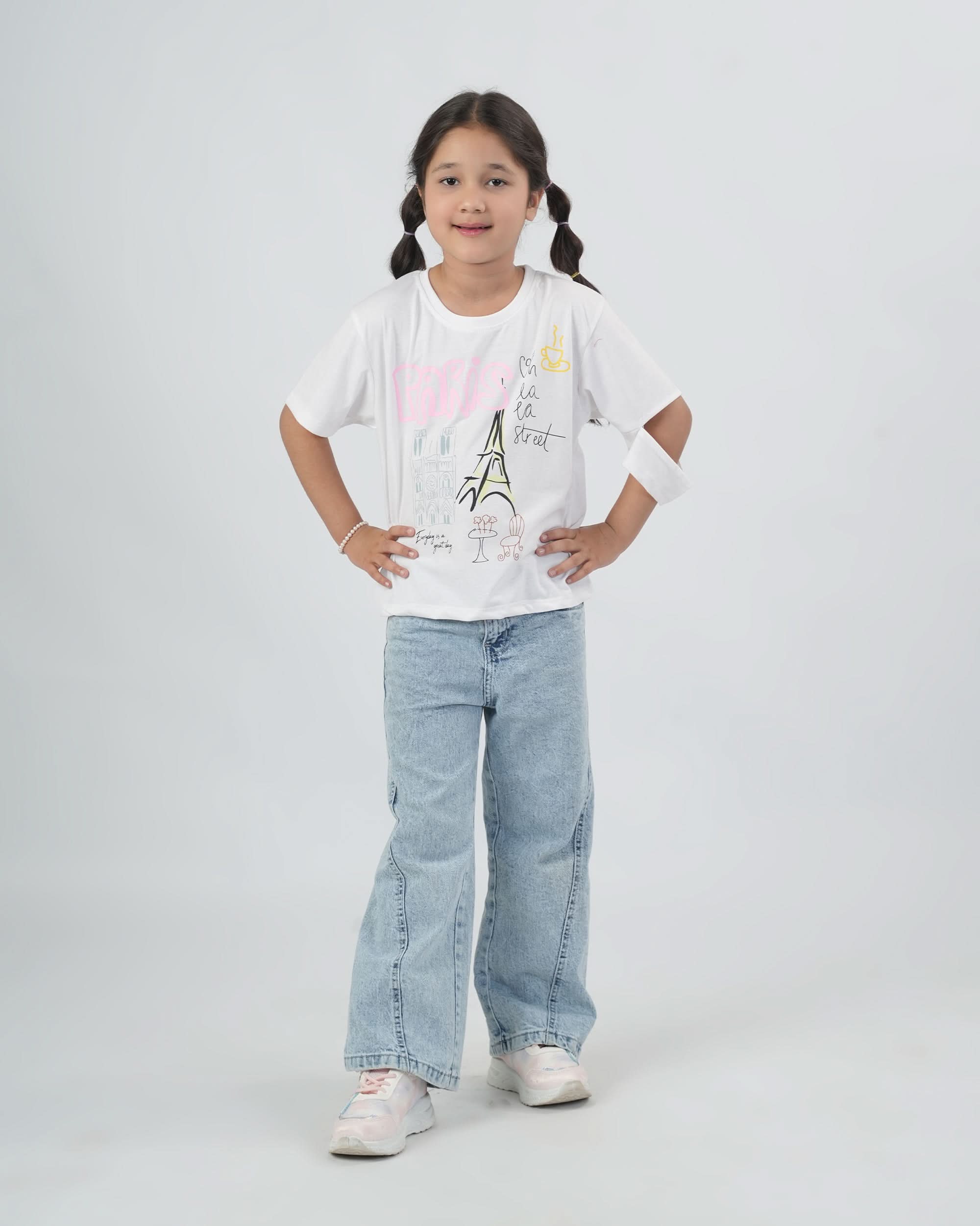 Valuables Girls Half Sleeves T-Shirt, Girls T-Shirts, Chase Value, Chase Value