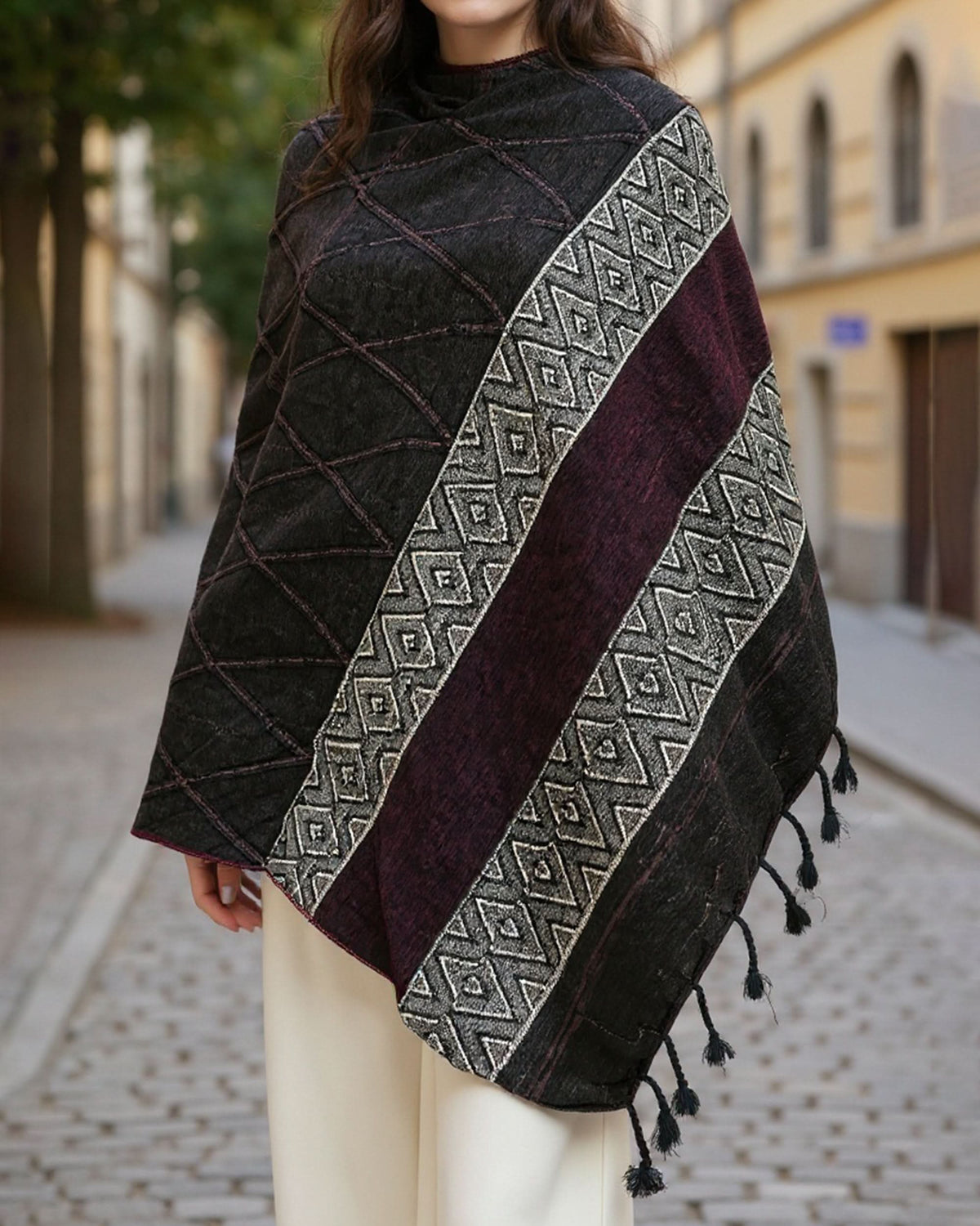 Women Velvet Shawl, Women Shawls & Scarves, Chase Value, Chase Value