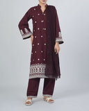 Women's Khaddar Embroidered 3Pcs Suit, Women Shalwar Suits, Chase Value, Chase Value